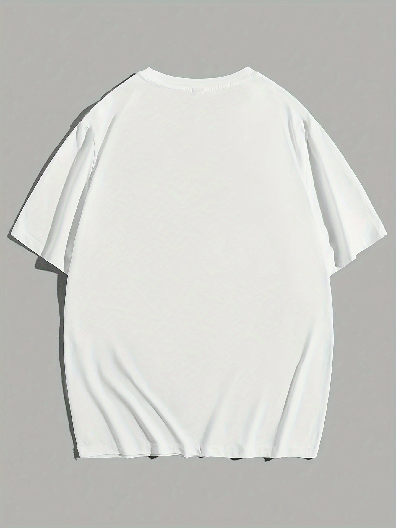 KOURRTER Men's Casual Graphic Tee - Loose Fit, Breathable Polyester Blend, Crew Neck, Short Sleeve Shirt with Unique Portrait Design