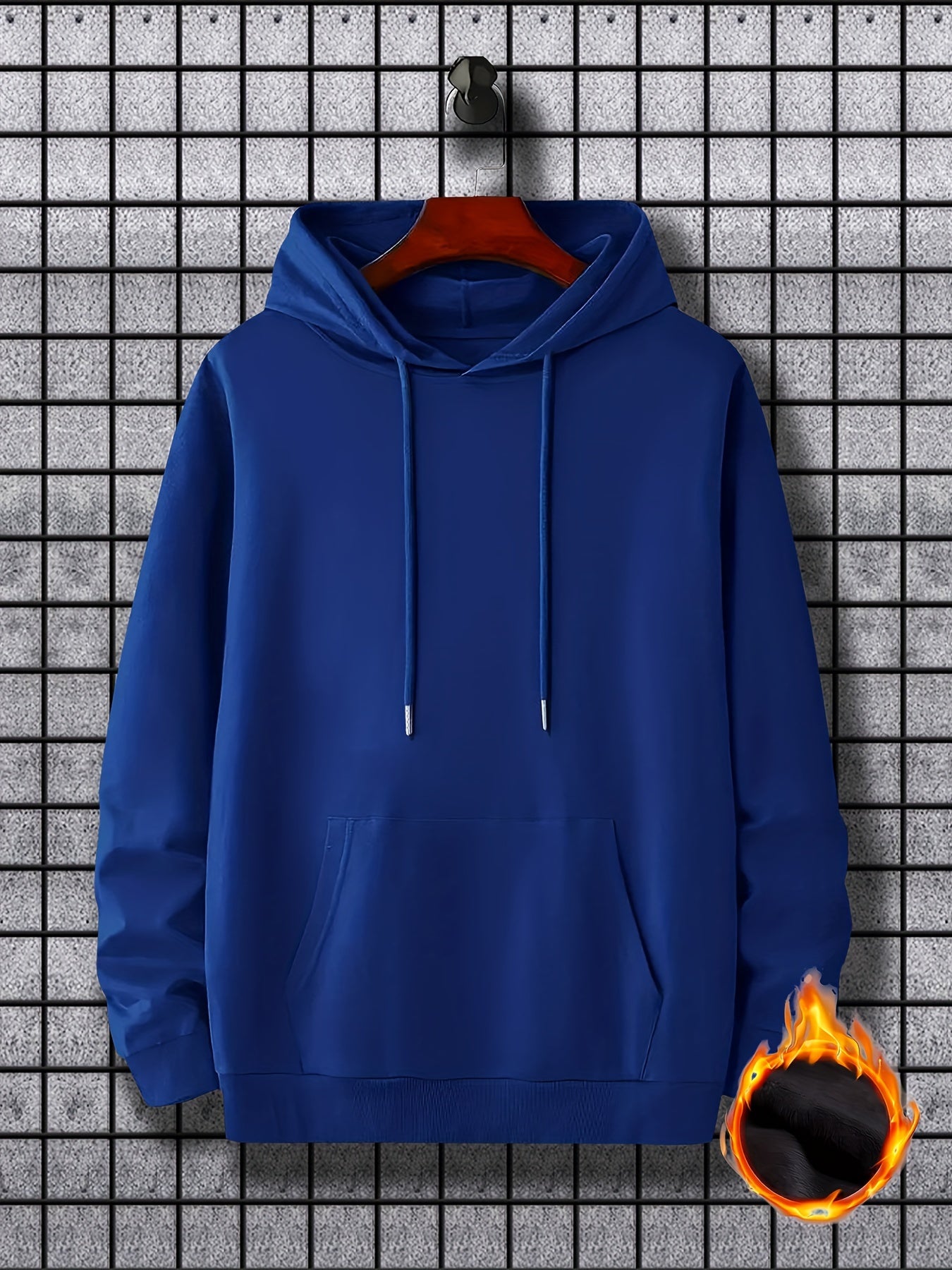 Men's Long Sleeve Ancient Style Knight Pattern Print, Hoodies Street Casual Sports And Fashionable With Kangaroo Pocket Sweatshirt, Suitable For Outdoor Sports, For Autumn And Winter, Fashionable And Versatile