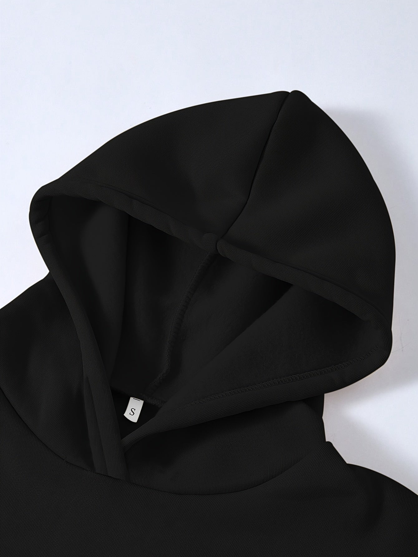 1pc Street Style Graffiti Print Hoodie for Women, Plus Size Casual Polyester Sweatshirt with Letter Applique, Knitted Pullover with Drawstring Hood for Autumn/Winter