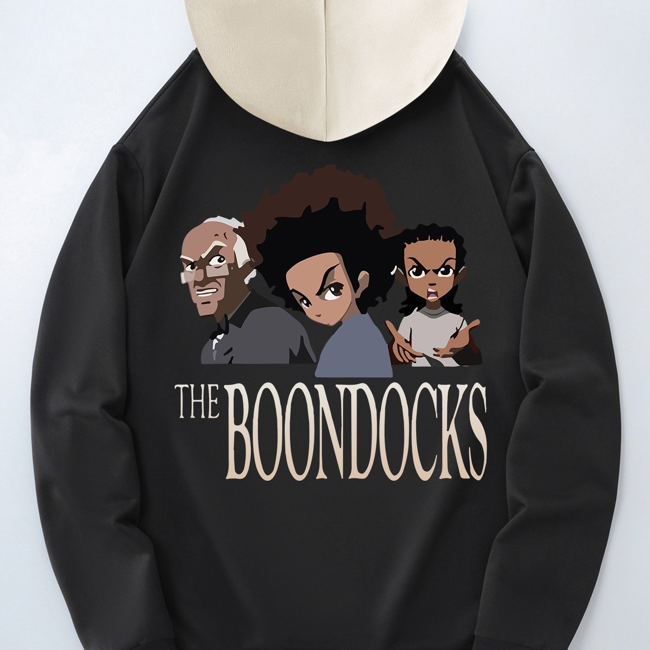 Men's Trendy Color-Block Hoodie with Drawstring & Kangaroo Pocket - Casual Letter Print Pullover, Perfect for Fall/Winter