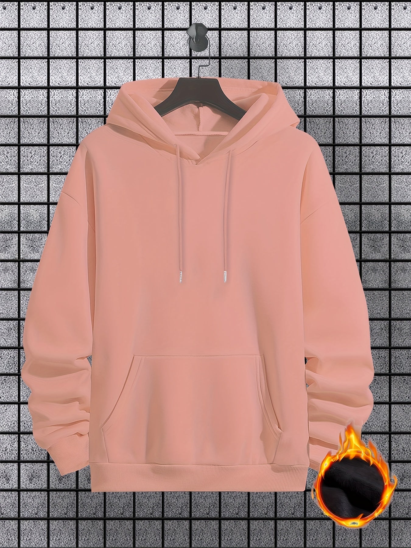 Men's Long Sleeve Ancient Style Knight Pattern Print, Hoodies Street Casual Sports And Fashionable With Kangaroo Pocket Sweatshirt, Suitable For Outdoor Sports, For Autumn And Winter, Fashionable And Versatile