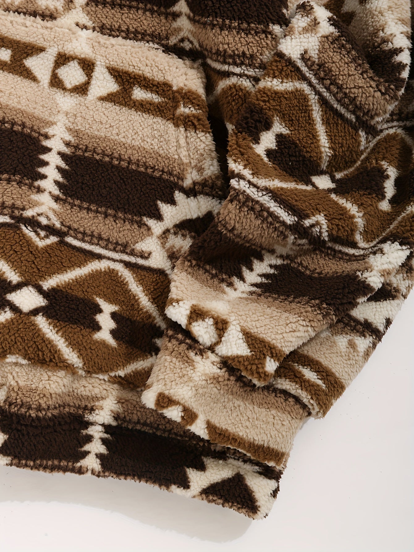 Men'S Fashion Hoodie, Autumn/Winter New Arrival, Ethnic Print, Ultrafine Microfiber, Casual Style, Polyester, Drawstring, Stretchy Knit, Loose Fit, Hooded Sweatshirt