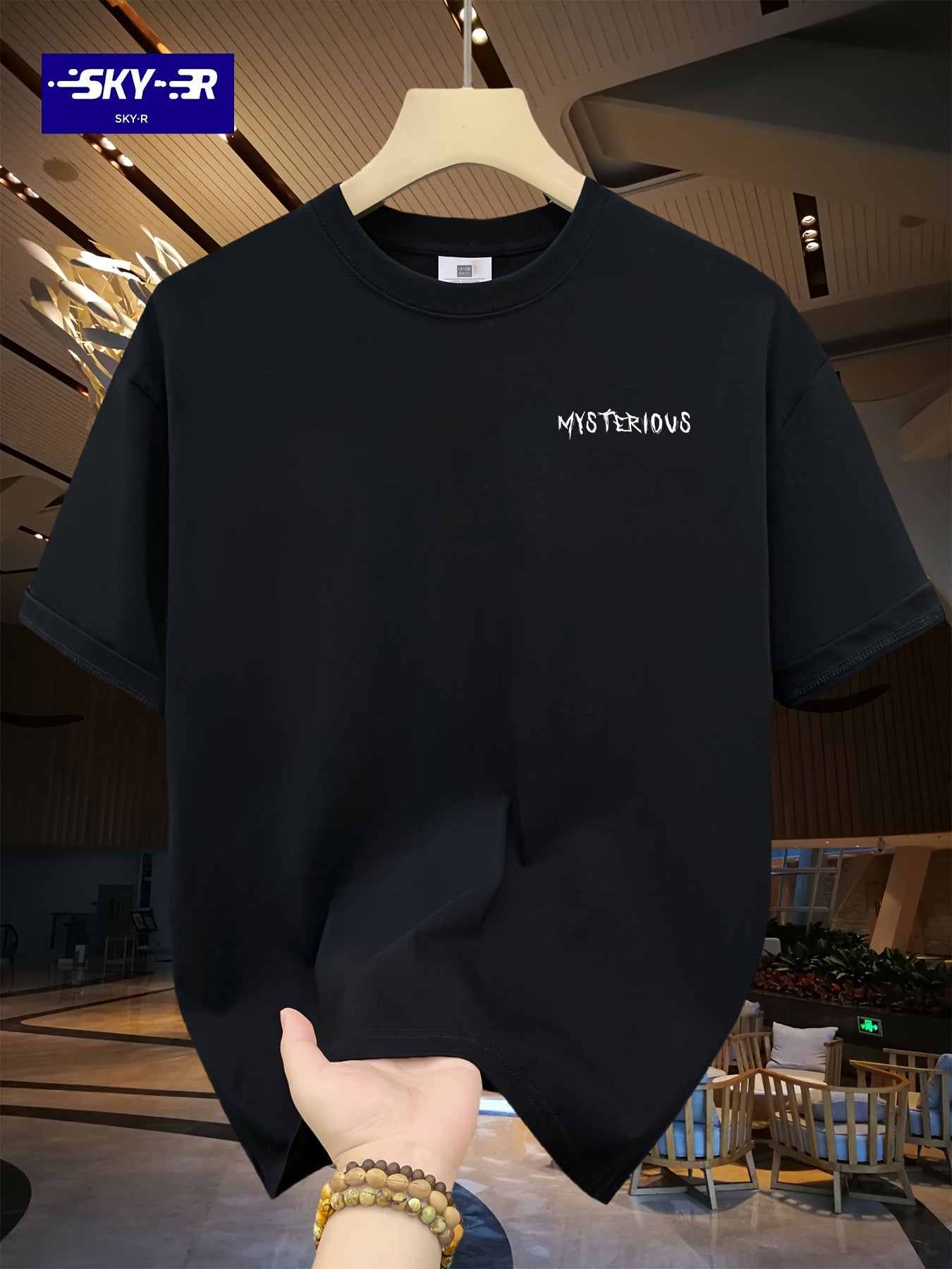 Men's Loose 100% Cotton Portrait Graphic Print T-shirt, Casual Short Sleeve Crew Neck Tee, Men's Clothing For Summer Outdoor