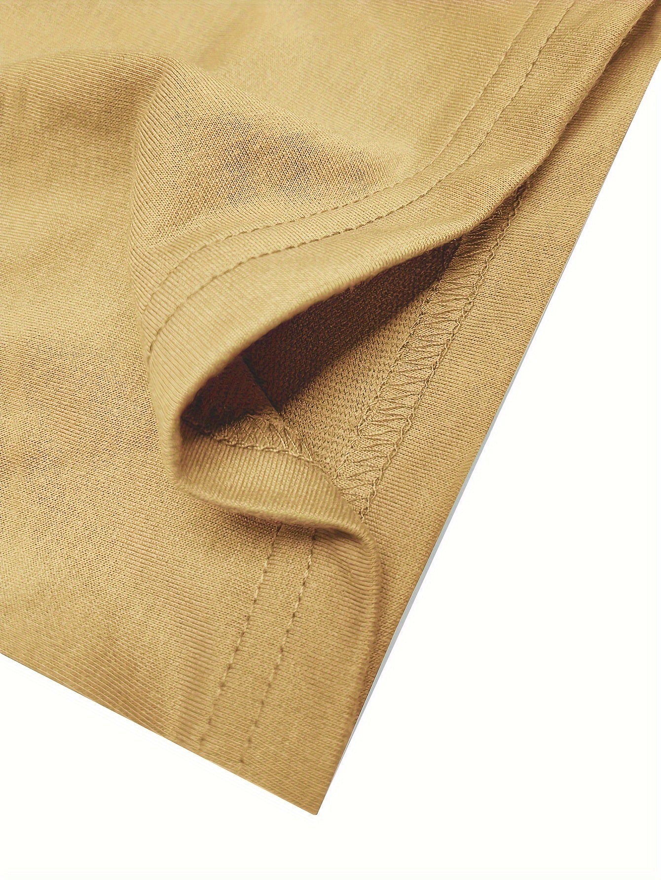 Men'S Casual Loose Short-Sleeve T-Shirt with a Bear Pattern Print.