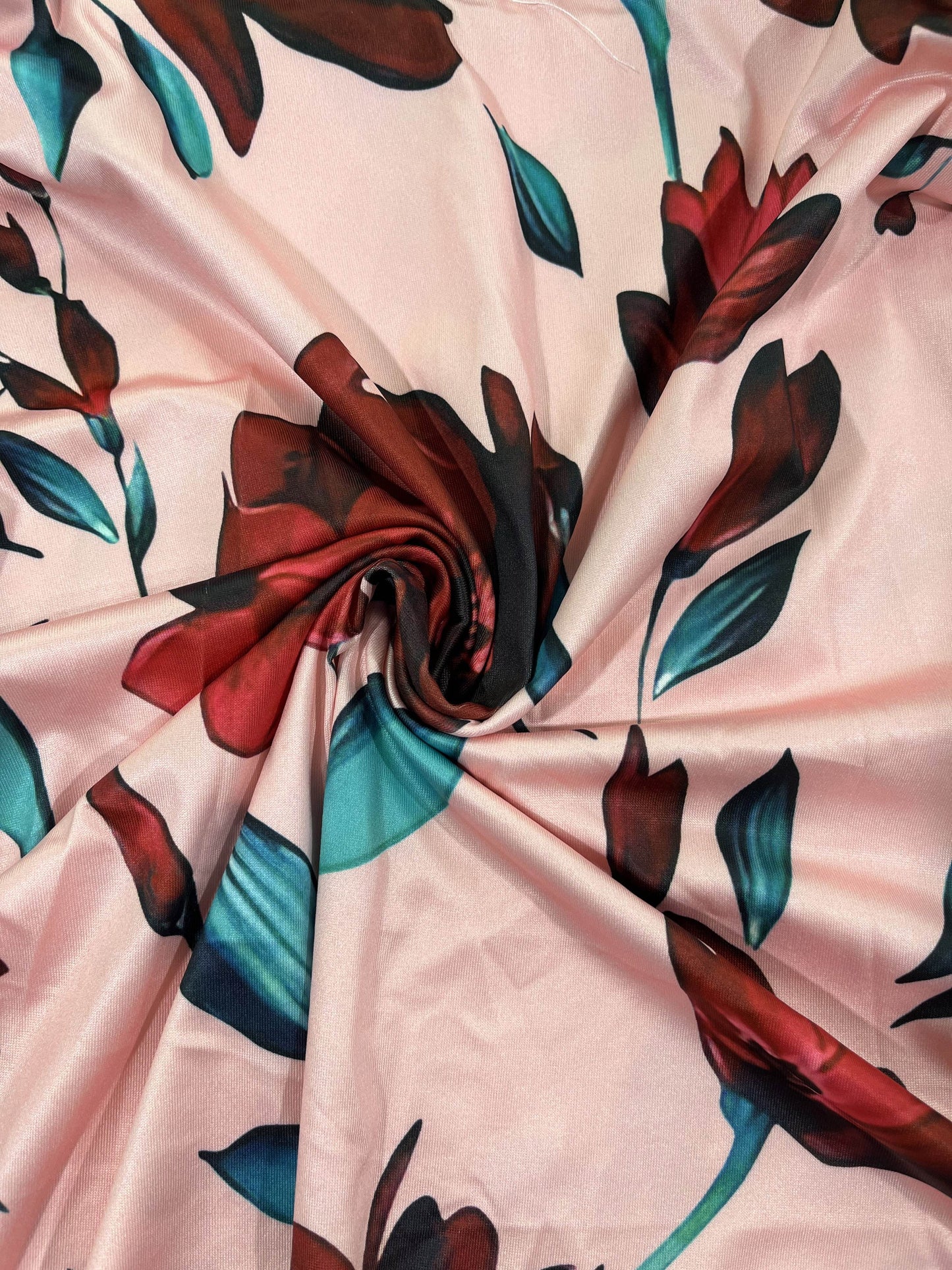Floral Print Splicing Maxi Dress, Casual Crew Neck Short Sleeve Dress For Spring & Summer, Women's Clothing