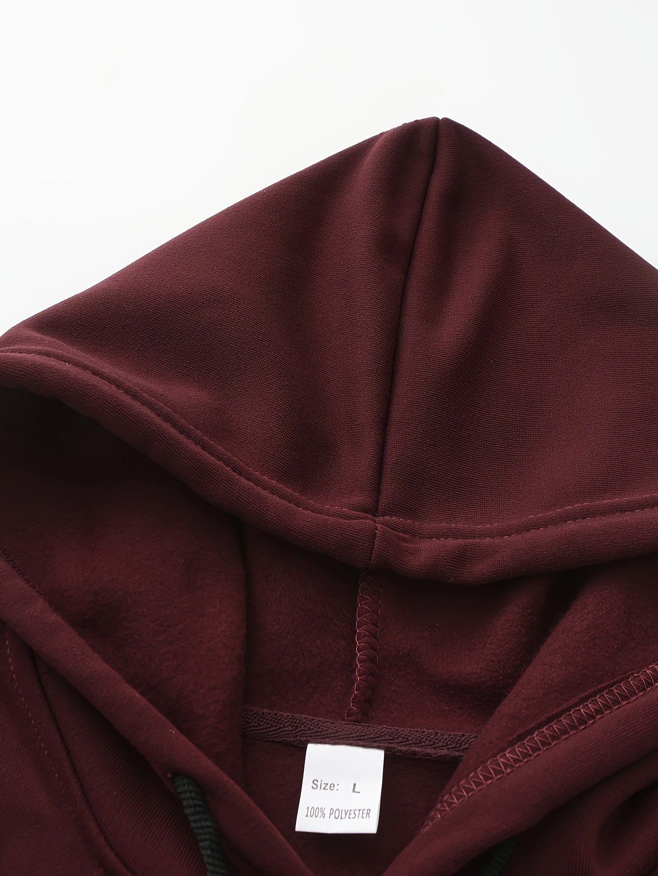 Men's Color Block Bruin Graphic Print Hoodie, Casual Long Sleeve Hooded Sweatshirt For Fall Winter Outdoor