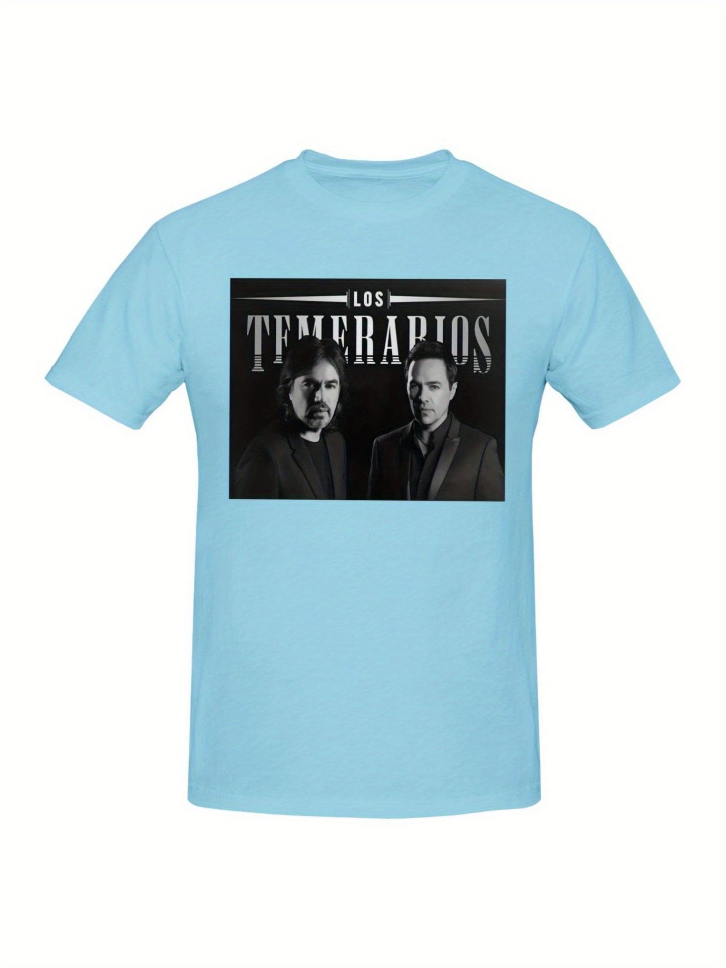 Los Temerarios Music T-shirt Men'S Retro Classic T-shirt Rock Boy T-shirt Men'S Hip-Hop Street Cotton Comfortable Oversized top