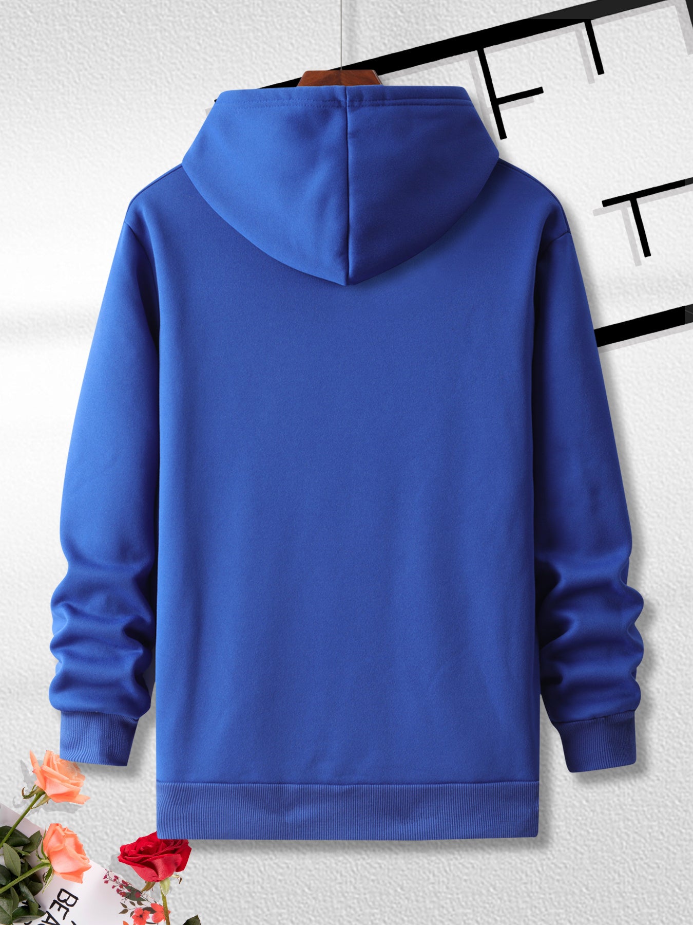 KOURRTER Unisex Cartoon Graphic Hoodie – Four Seasons Casual Knit Fabric Regular Fit with Pocket, 100% Polyester Geometric-pattern Hooded Sweatshirt with Slight Stretch