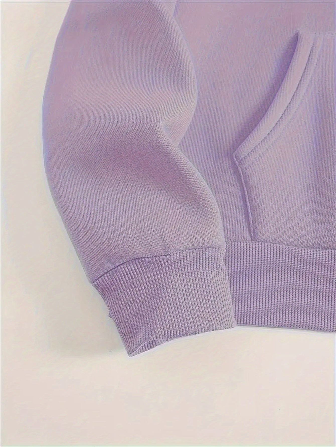 Casual Plus Size Hoodie with Long Sleeve Letter Print, Polyester Knit Pullover - Machine Washable, Hoodie Plus Size