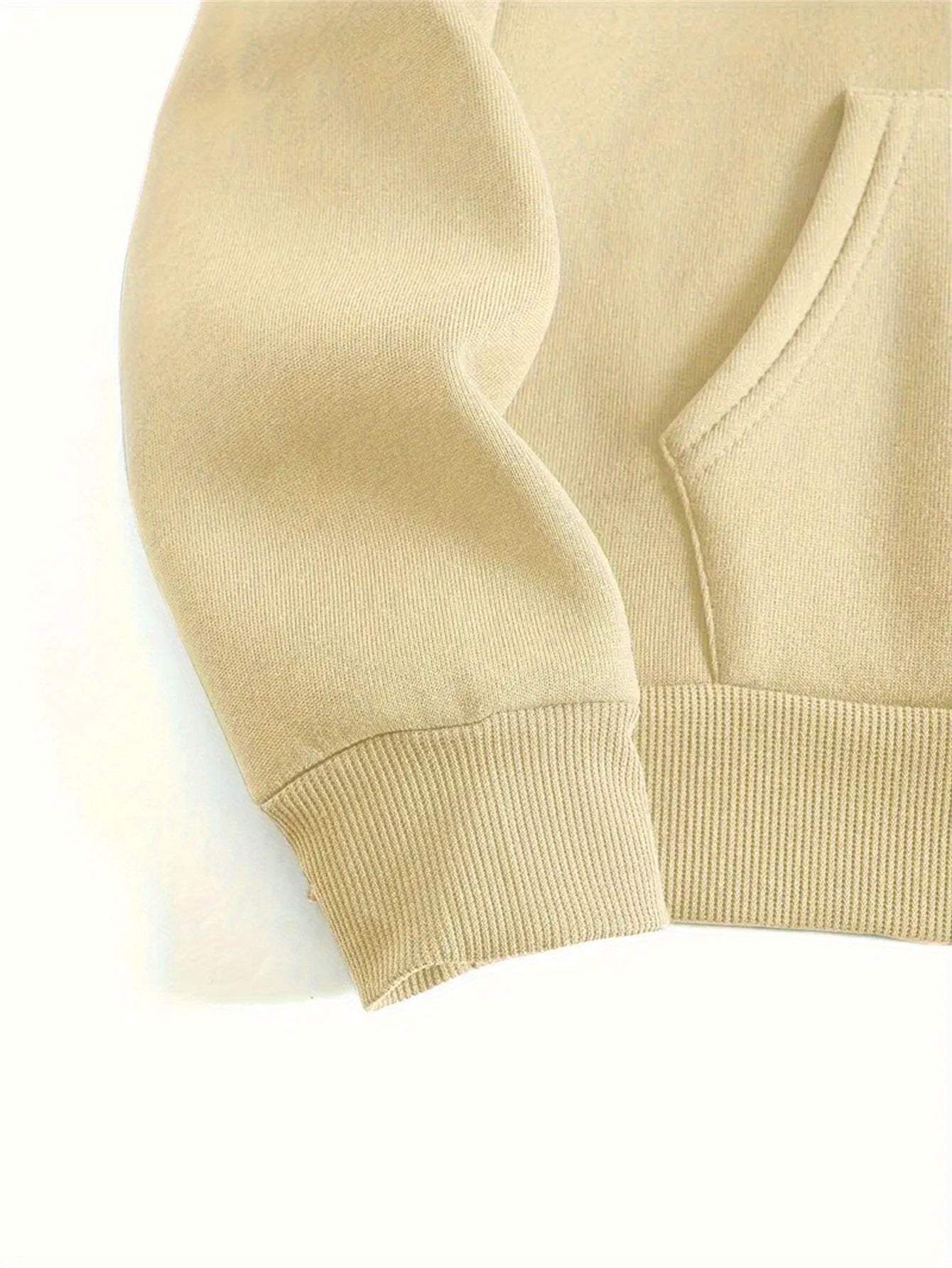Casual Plus Size Hoodie with Long Sleeve Letter Print, Polyester Knit Pullover - Machine Washable, Hoodie Plus Size