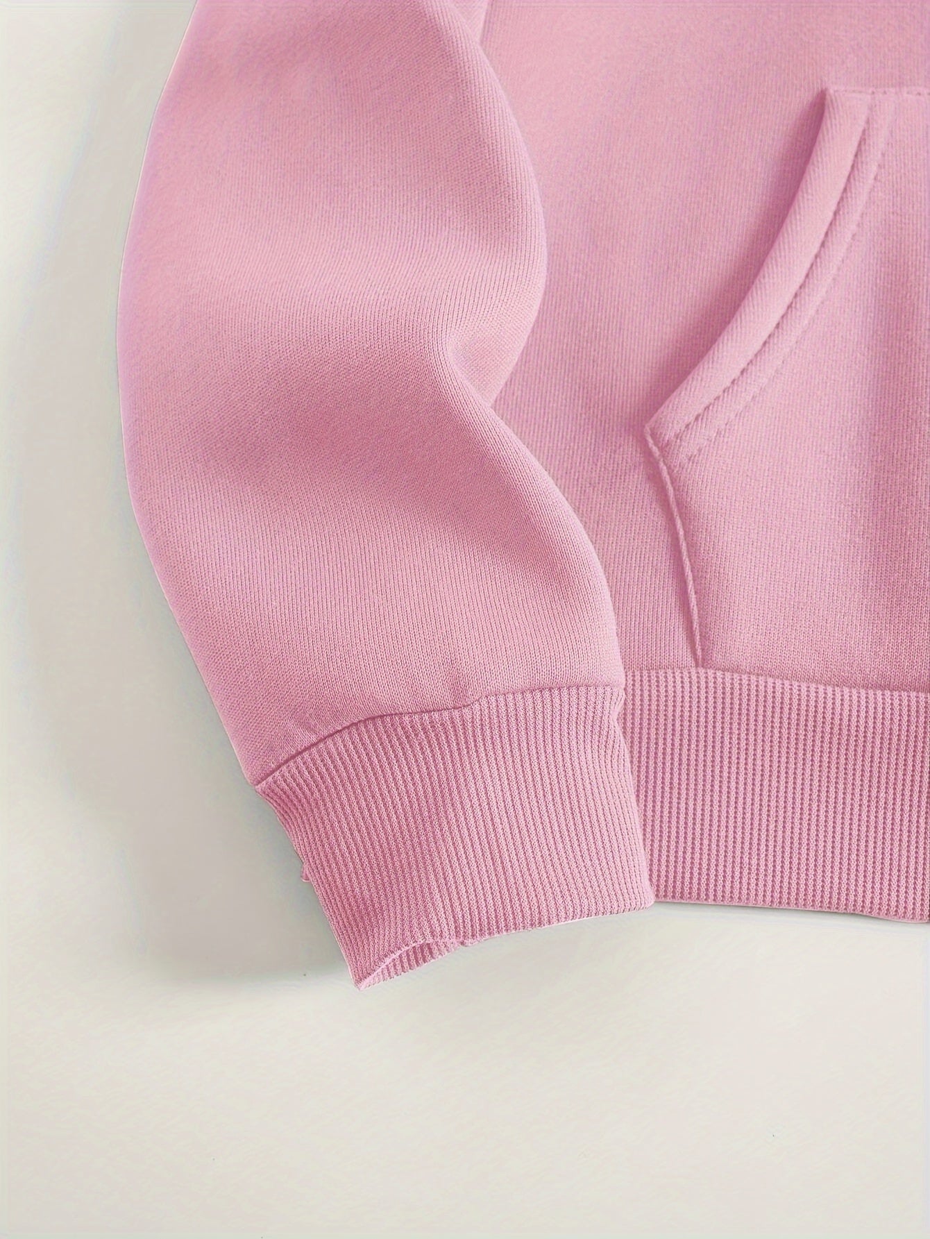 Women'S Plus Size Hoodie with Pink Ribbon Bowknot Print, Casual Long Sleeve Pullover with Pocket, 100% Polyester Knit Fabric, Slight Stretch, Fall/Winter Hooded Sweatshirt, Breast Cancer Awareness Design