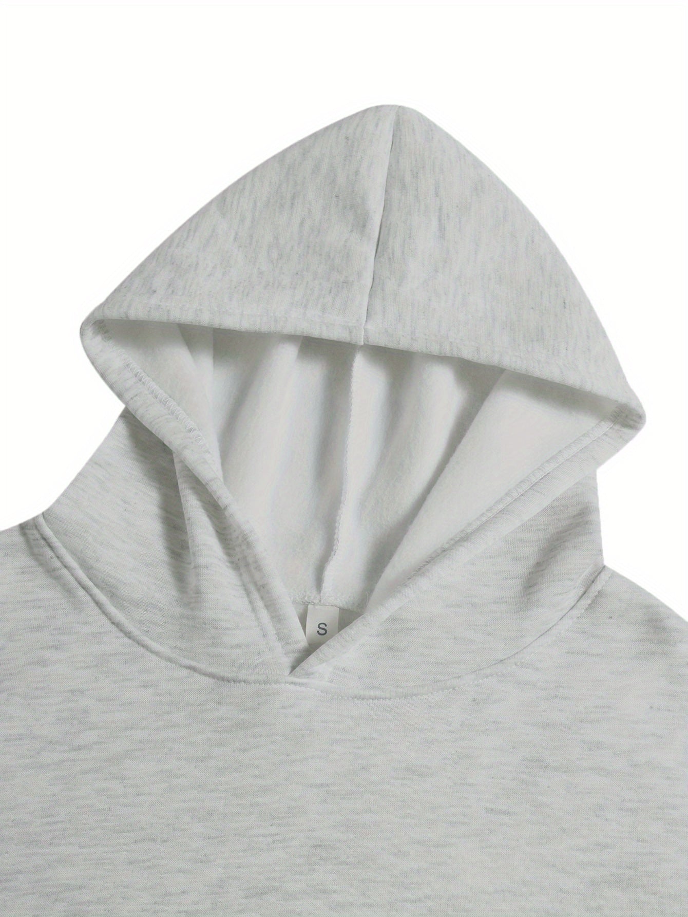 1pc Women'S Plus Size Casual Hoodie with Floral Skull Print, Polyester Knit Sweatshirt, Long Sleeve Pullover with Pockets, Letter Pattern, Round Neck Hooded Top, with Autumn/Winter Fashion