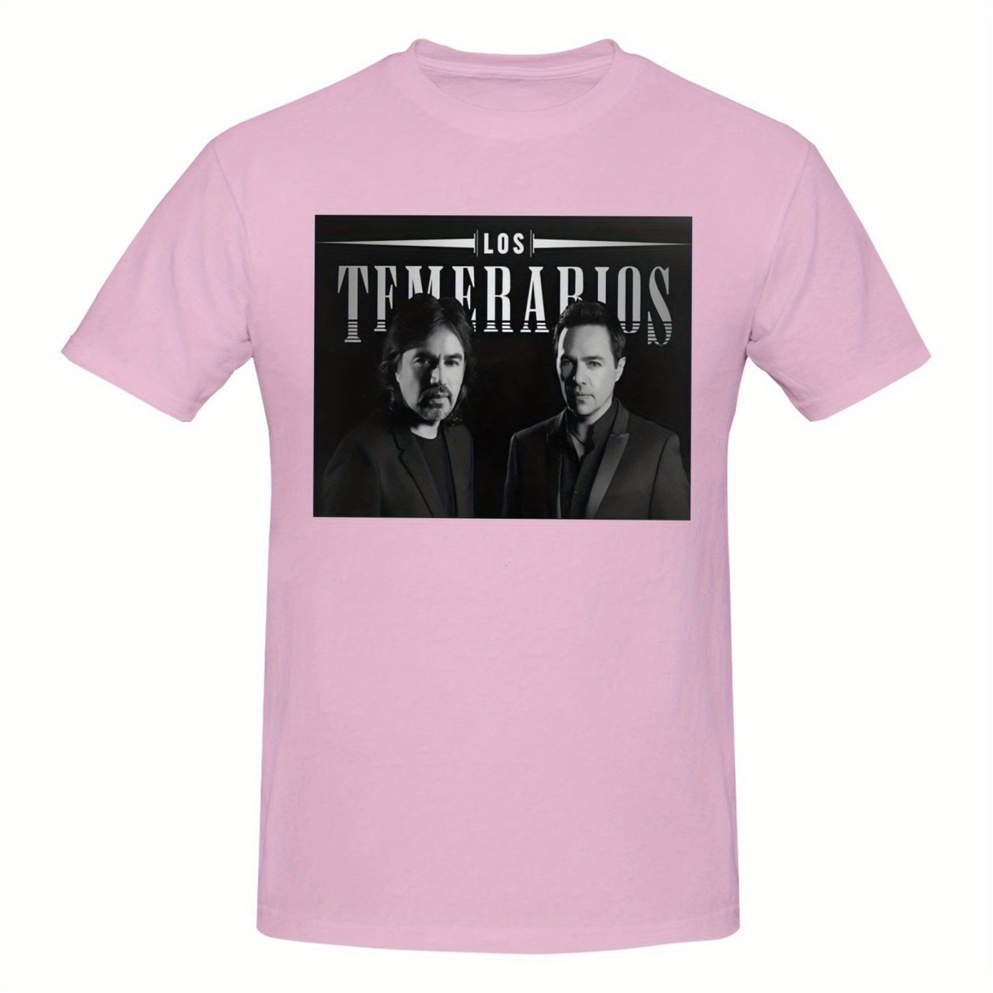 Los Temerarios Music T-shirt Men'S Retro Classic T-shirt Rock Boy T-shirt Men'S Hip-Hop Street Cotton Comfortable Oversized top