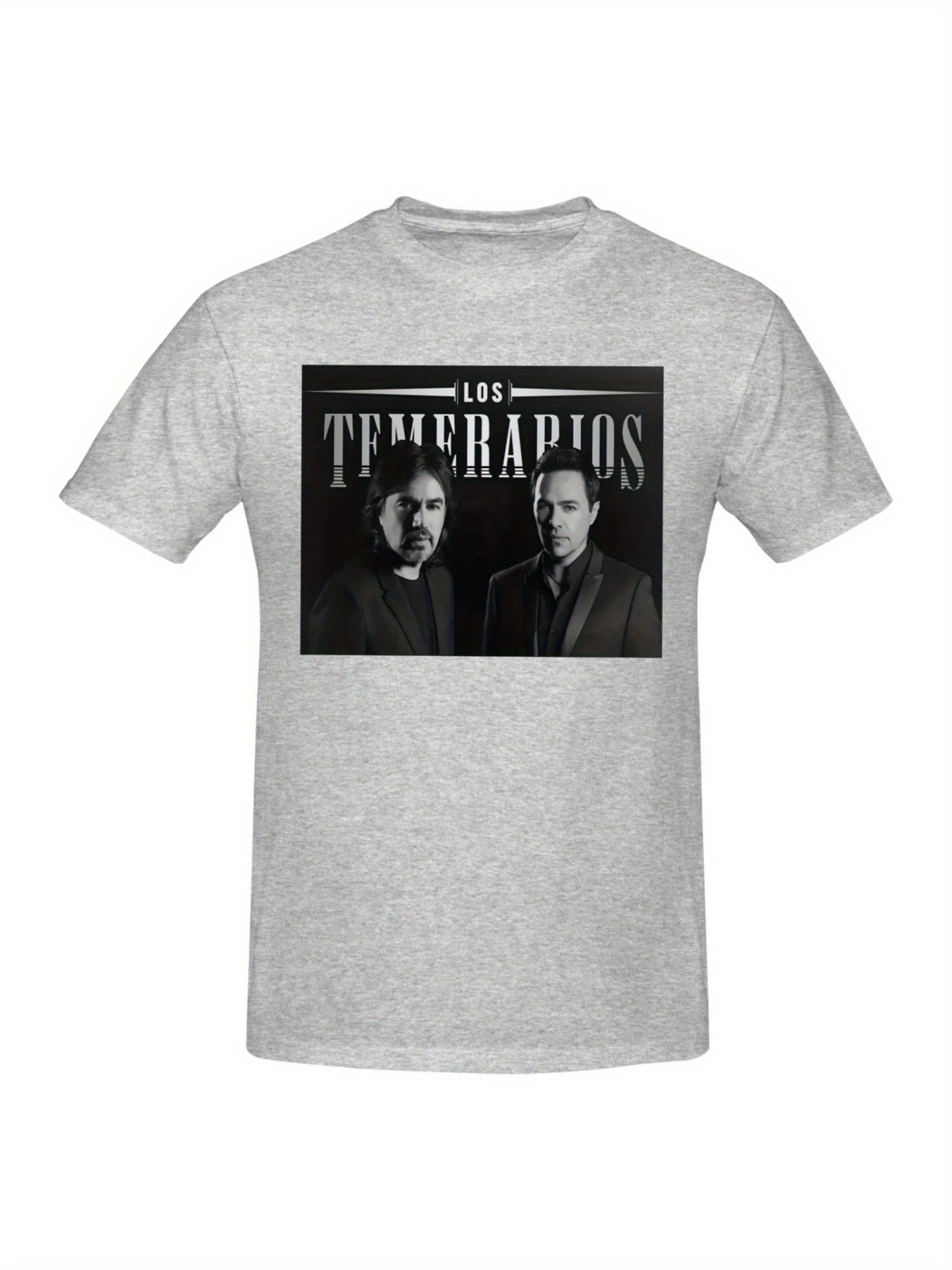 Los Temerarios Music T-shirt Men'S Retro Classic T-shirt Rock Boy T-shirt Men'S Hip-Hop Street Cotton Comfortable Oversized top