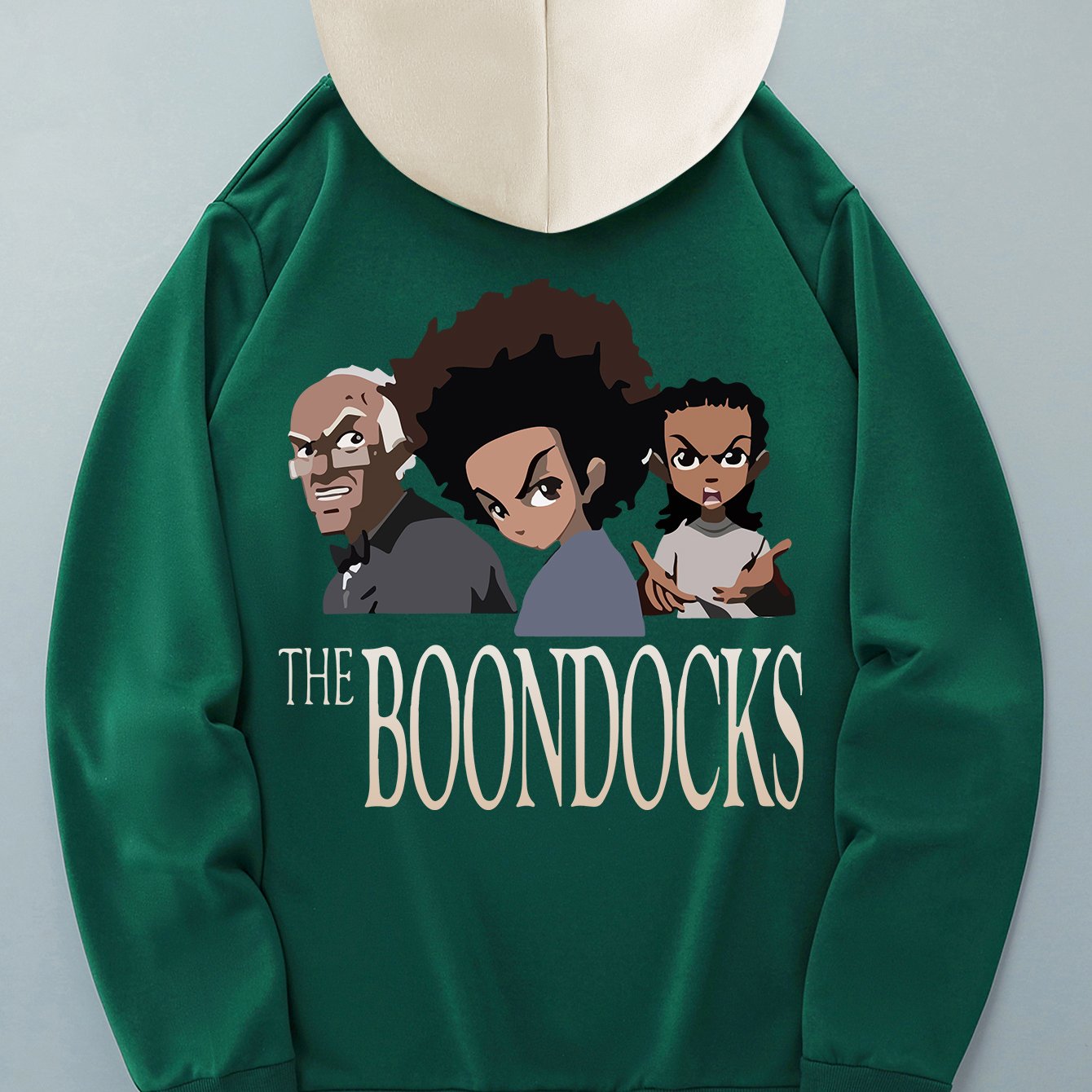 Men's Trendy Color-Block Hoodie with Drawstring & Kangaroo Pocket - Casual Letter Print Pullover, Perfect for Fall/Winter