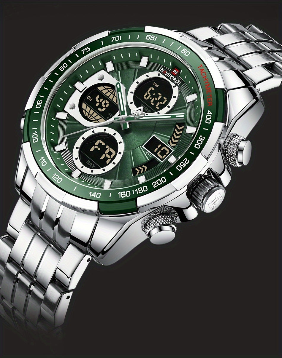 NAVIFORCE Watches with Dual Display, Waterproof Men'S Watch, Perfect for Gifting.
