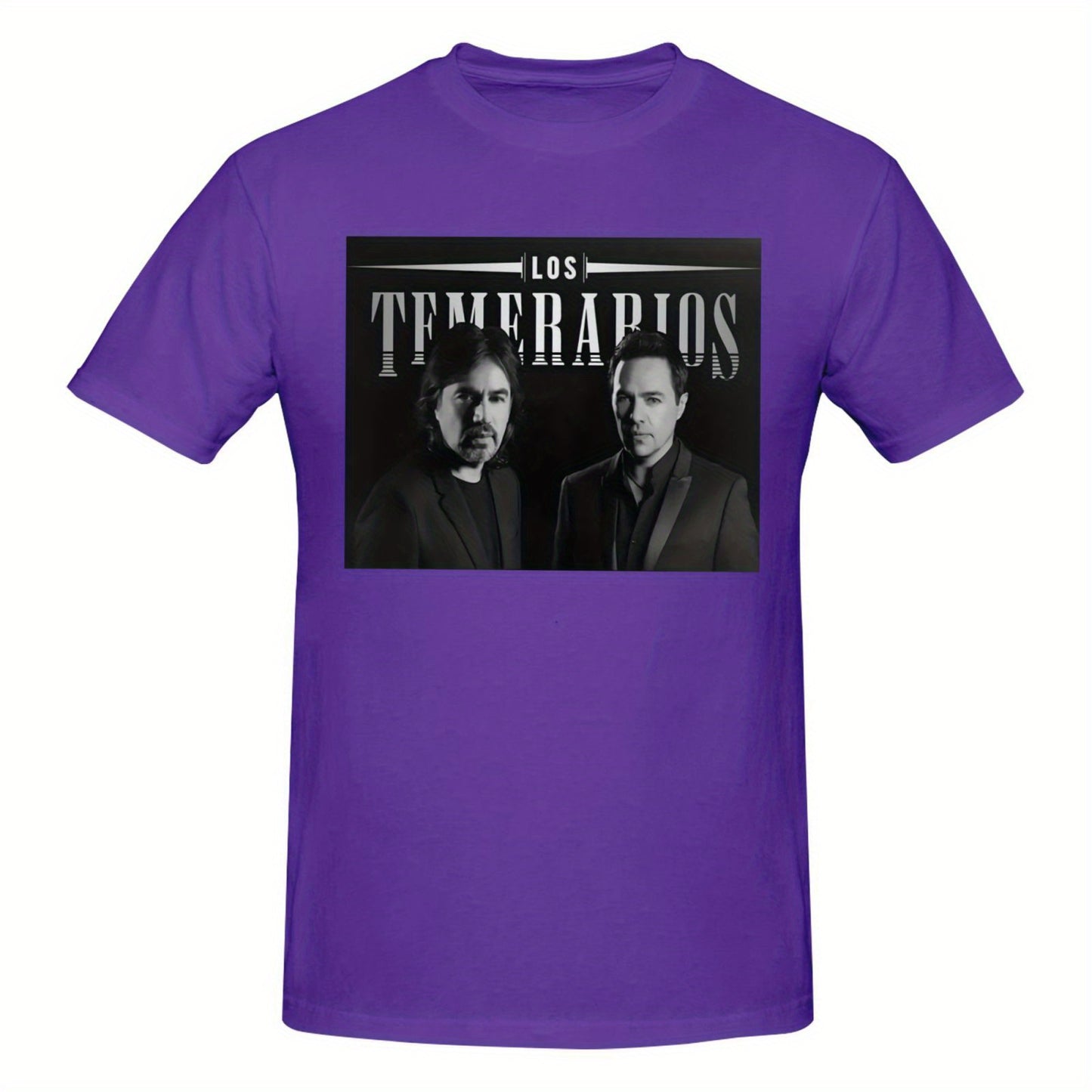 Los Temerarios Music T-shirt Men'S Retro Classic T-shirt Rock Boy T-shirt Men'S Hip-Hop Street Cotton Comfortable Oversized top