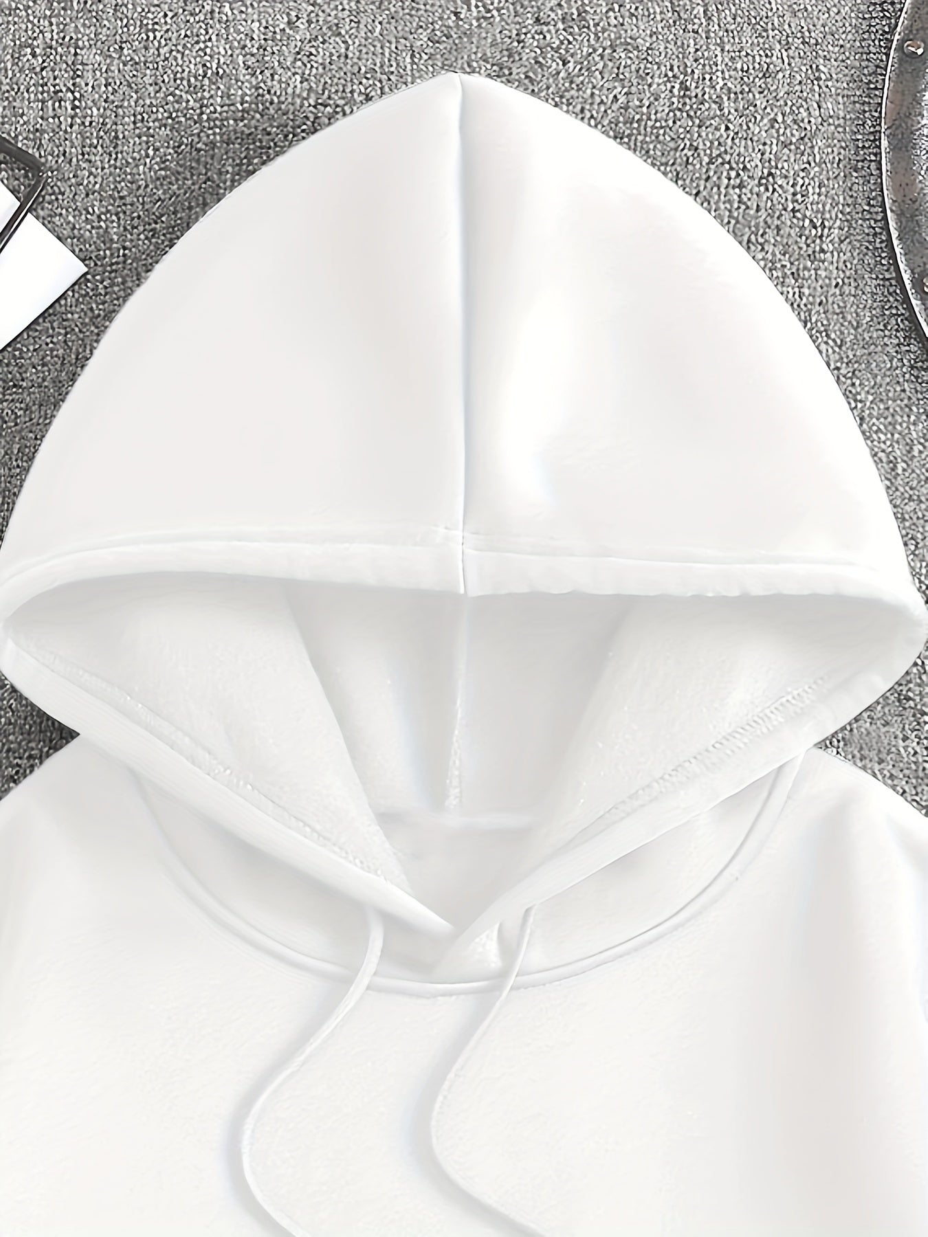 1pc Men'S Casual French Terry Hoodie with Animal Print and Pocket, Non-Stretch Knit Fabric, Loose Fit Hooded Sweatshirt for Autumn and Winter