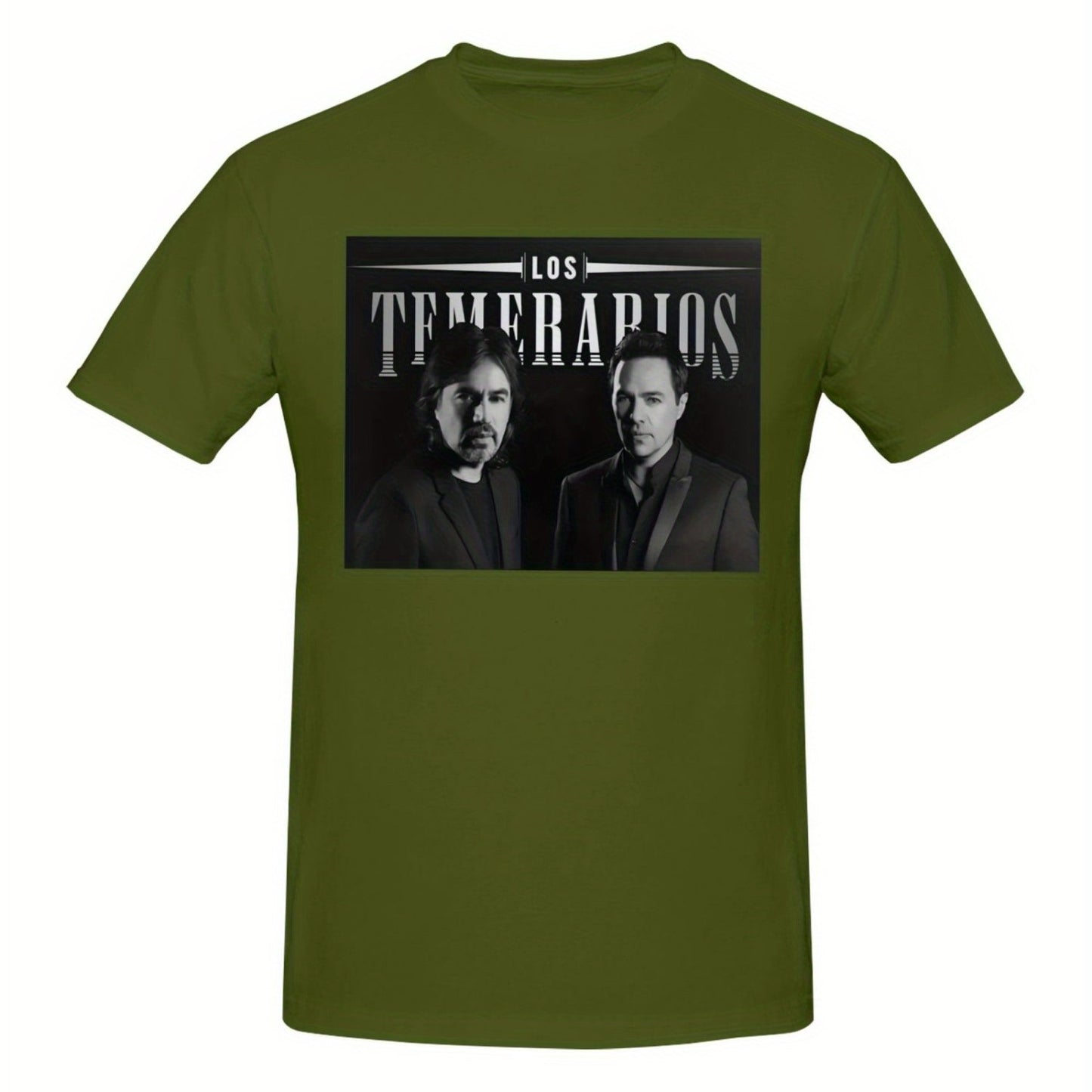 Los Temerarios Music T-shirt Men'S Retro Classic T-shirt Rock Boy T-shirt Men'S Hip-Hop Street Cotton Comfortable Oversized top