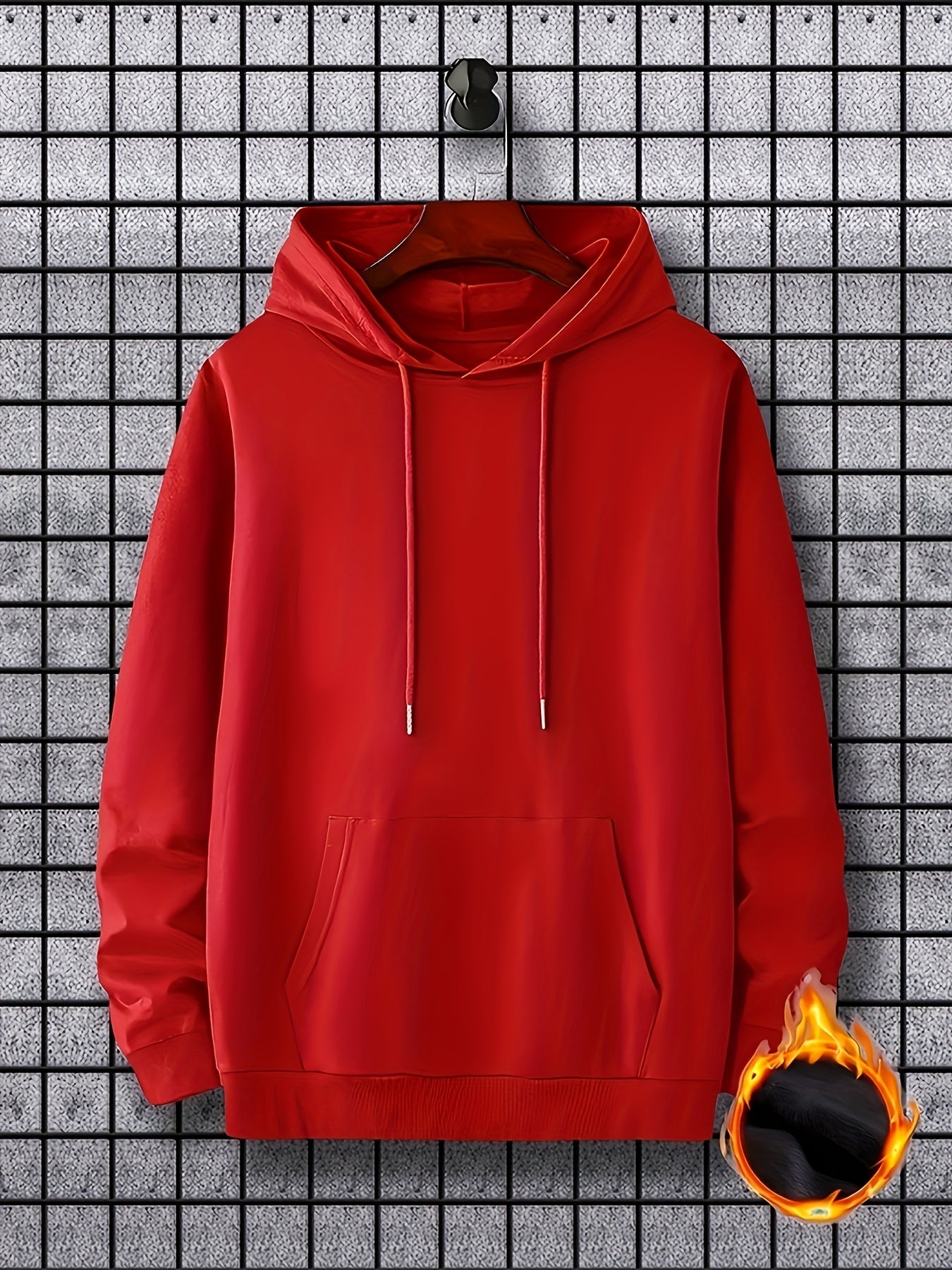 Men's Long Sleeve Ancient Style Knight Pattern Print, Hoodies Street Casual Sports And Fashionable With Kangaroo Pocket Sweatshirt, Suitable For Outdoor Sports, For Autumn And Winter, Fashionable And Versatile