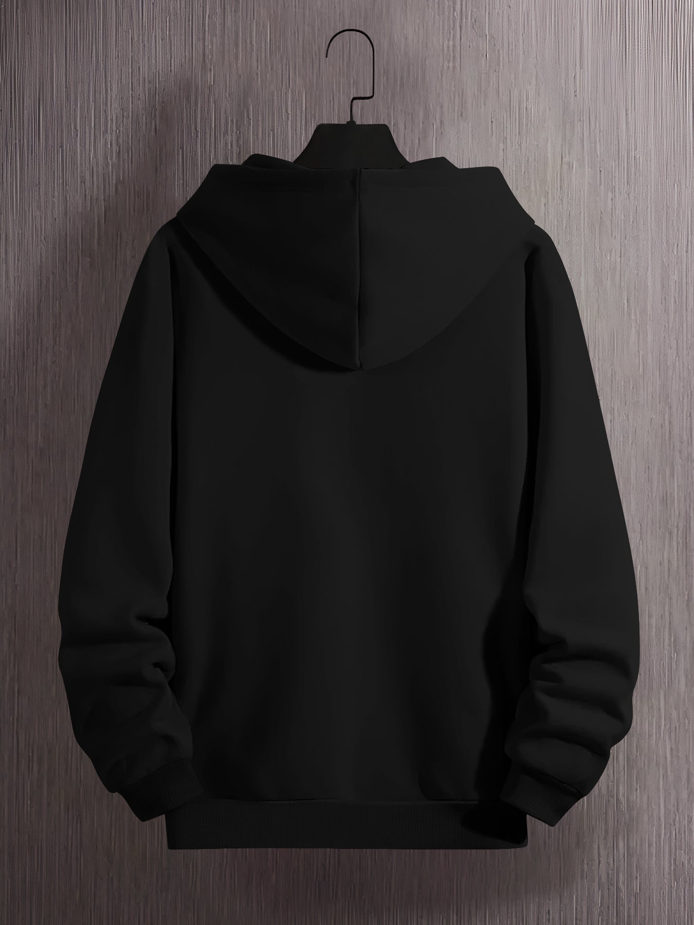Simple Paris Print Element Hoodie Cool Hoodie, Men's Casual Pattern Design Sweater Hoodie with Kangaroo Pocket Street Fashion