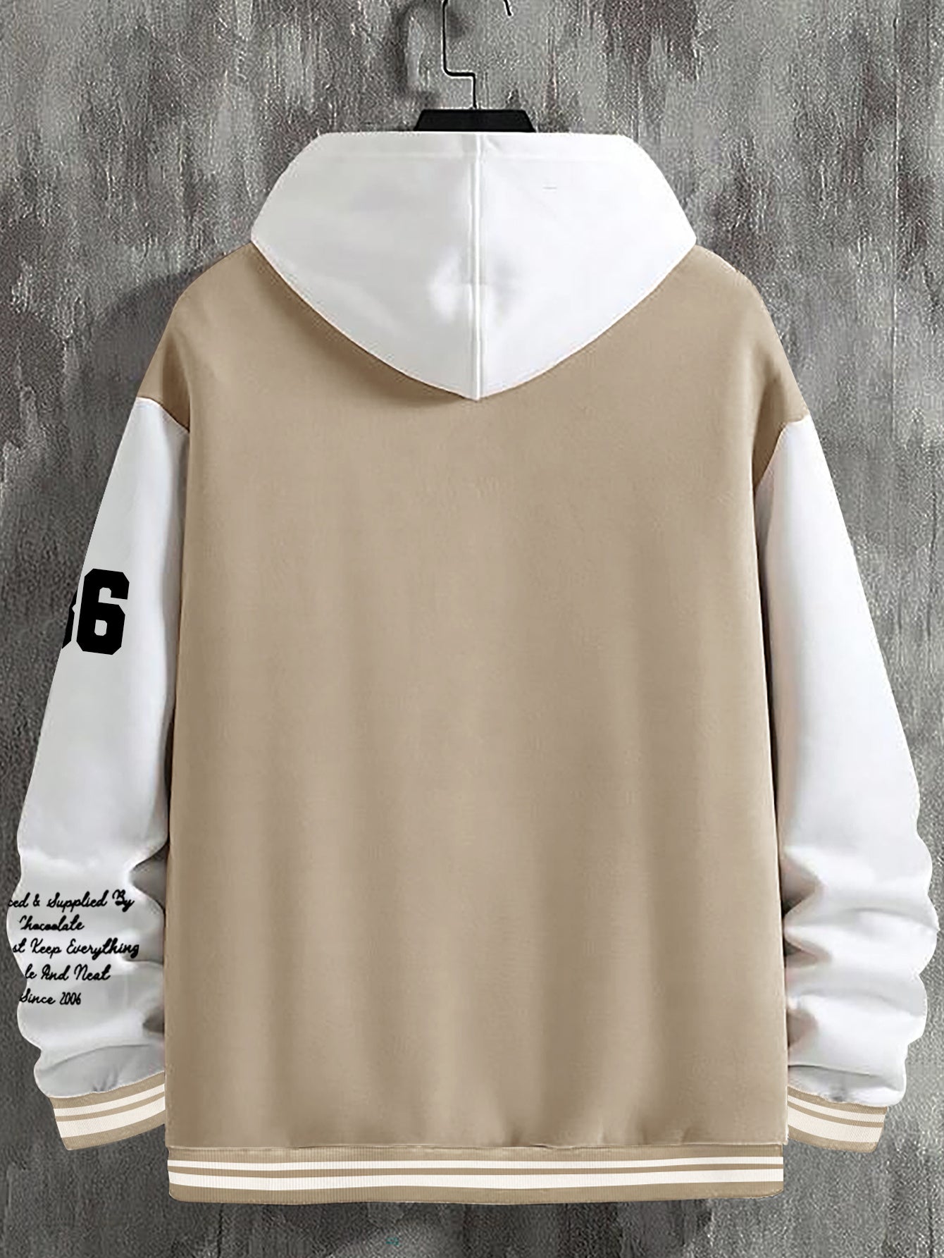 Men'S Casual LA Geometric-Pattern Baseball Jacket, 100% Polyester Knit Fabric, Regular Fit, with Slight Stretch, Button Closure and Polyester Lining, for All-Season Outerwear