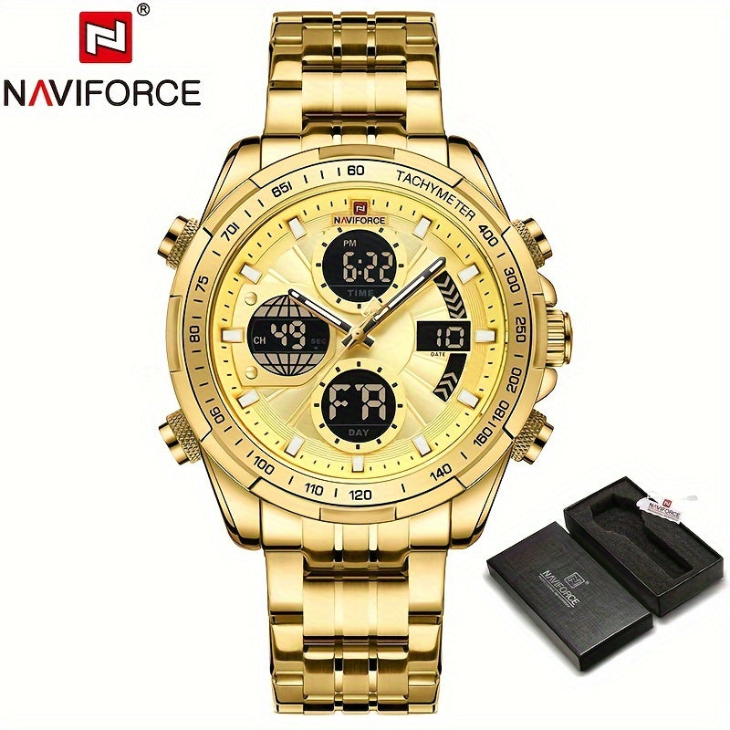 NAVIFORCE Watches with Dual Display, Waterproof Men'S Watch, Perfect for Gifting.