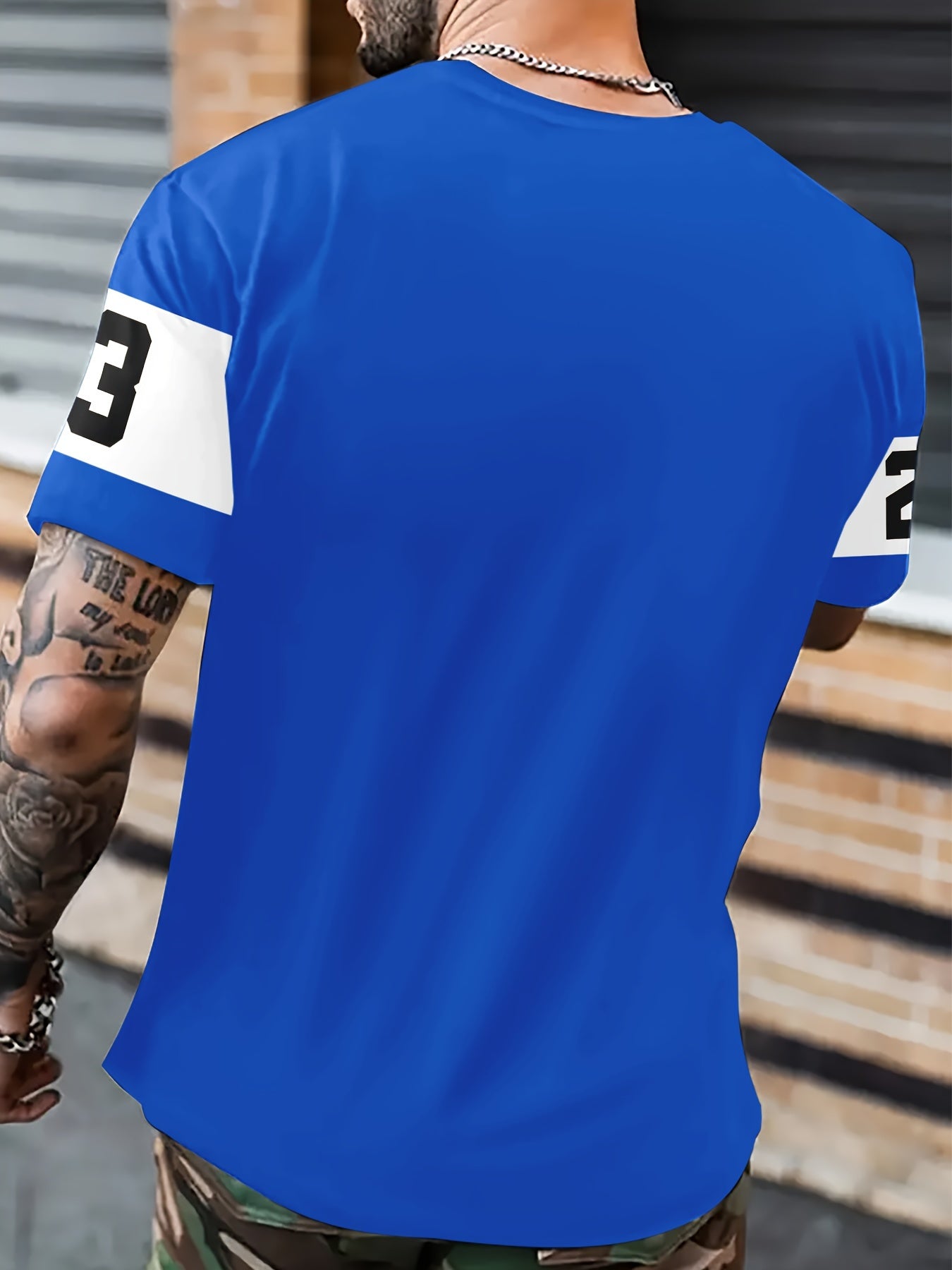 Men's Casual Graphic T-Shirt With Racing Digital Print, Polyester Fiber, Relaxed Fit, Round Neck, Breathable And Soft