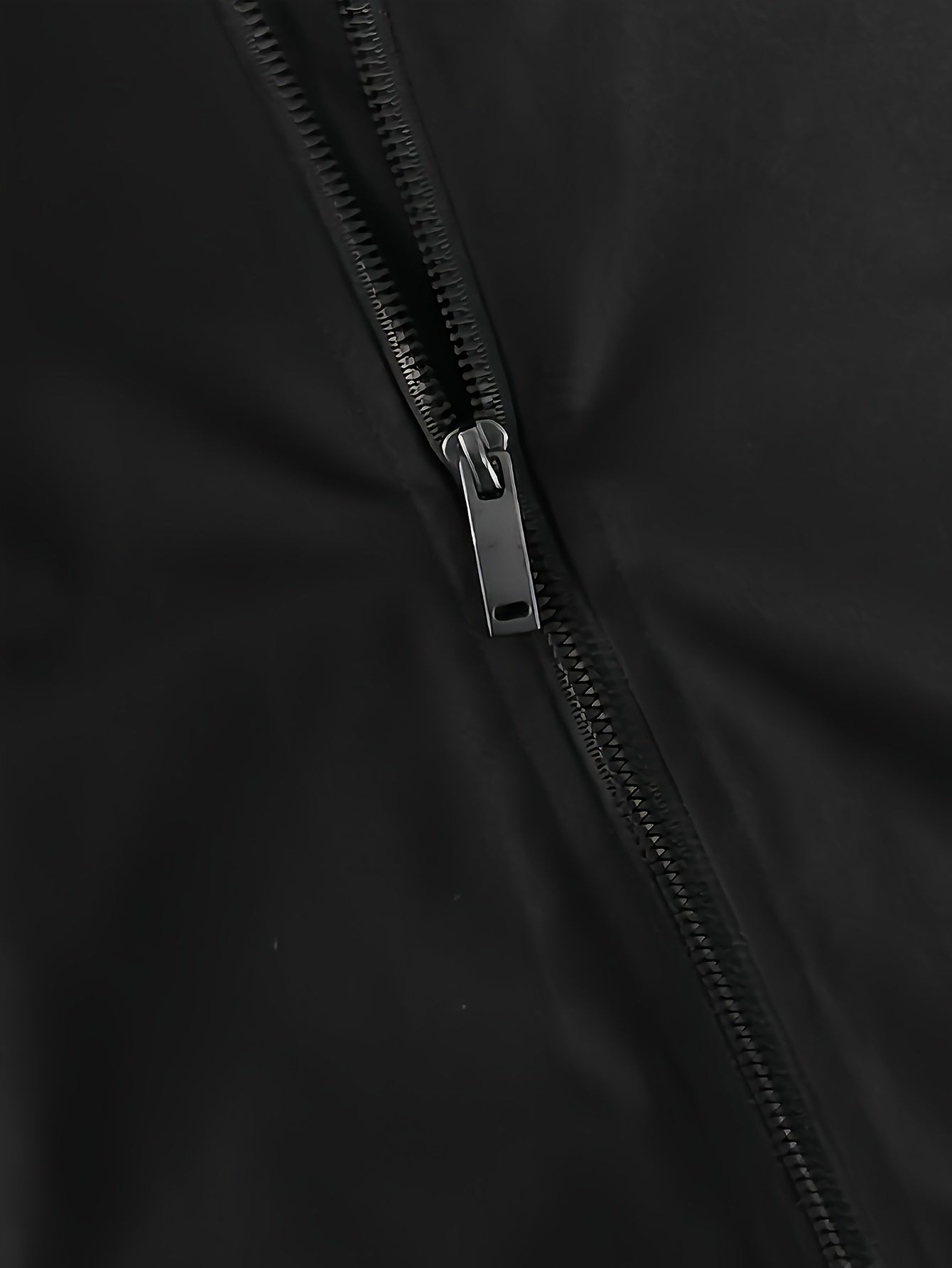 1pc Men'S Casual Bomber Jacket, Polyester 100% Lightweight Windbreaker, Letter Print, Baseball Collar, Long Sleeve, Regular Fit with Pockets, Zippered Front - Daily and Leisure Wear