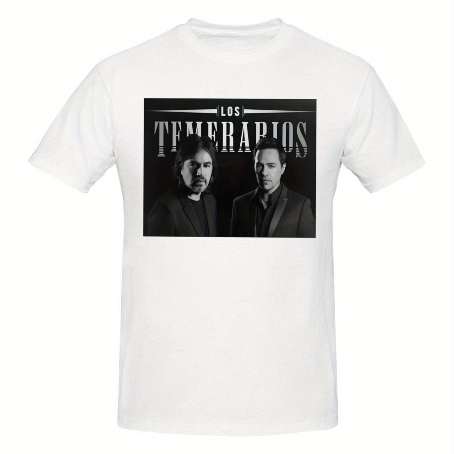 Los Temerarios Music T-shirt Men'S Retro Classic T-shirt Rock Boy T-shirt Men'S Hip-Hop Street Cotton Comfortable Oversized top