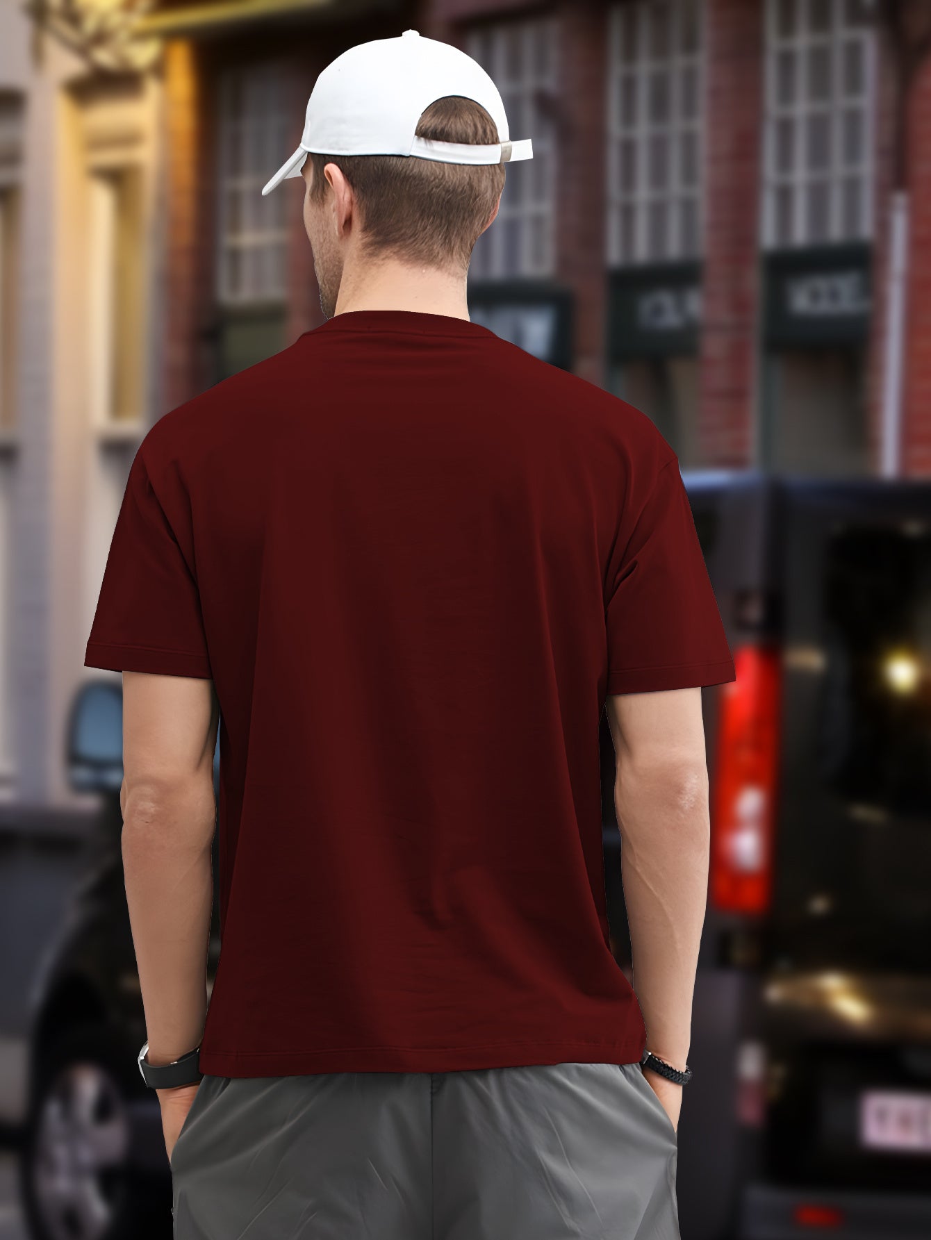 Men's Plus Size Black T-Shirt with Panda Graphic - Casual, Non-Stretch Polyester, Crew Neck, Short Sleeve Tee for Summer, Oversized T Shirt