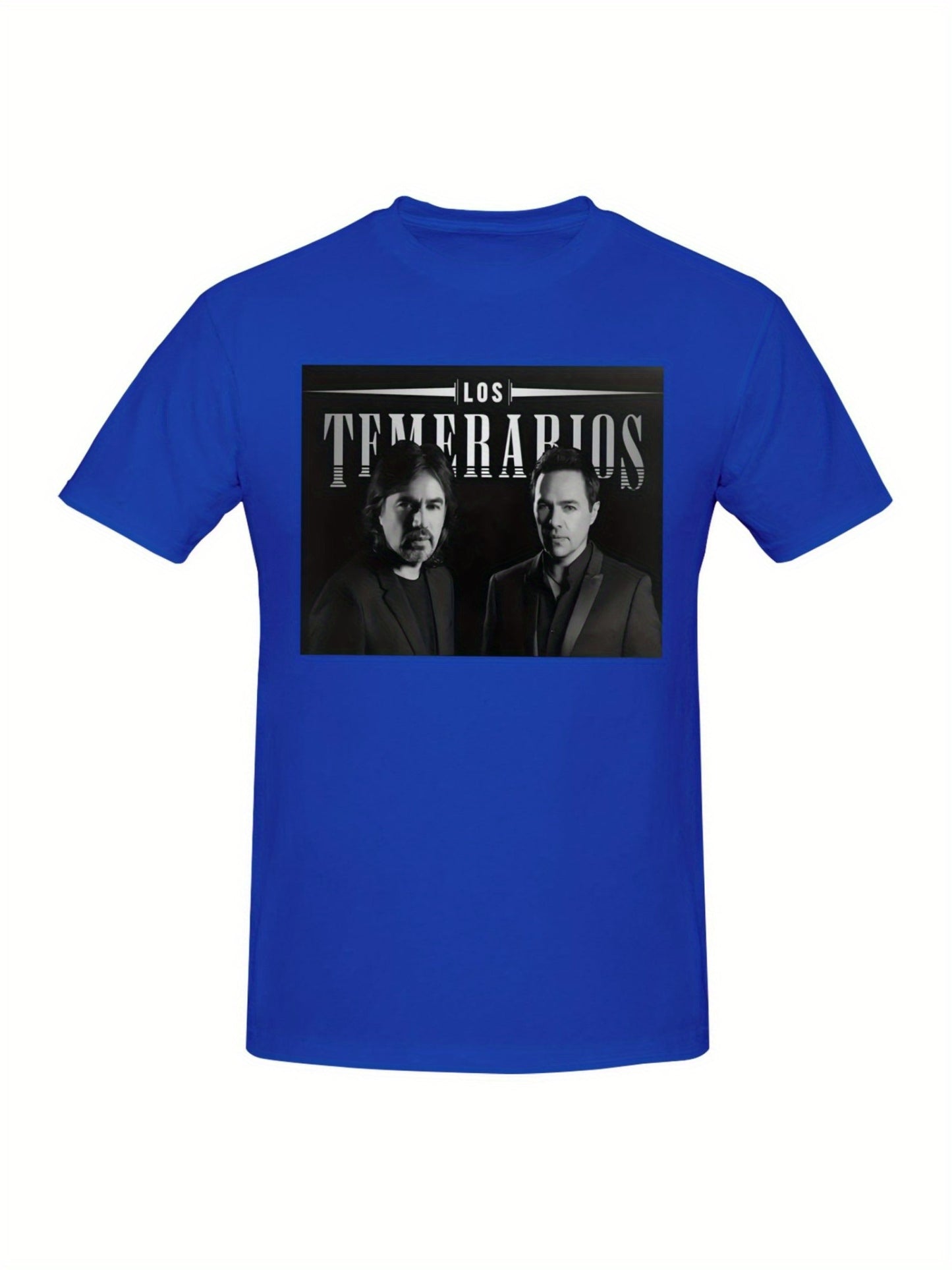 Los Temerarios Music T-shirt Men'S Retro Classic T-shirt Rock Boy T-shirt Men'S Hip-Hop Street Cotton Comfortable Oversized top