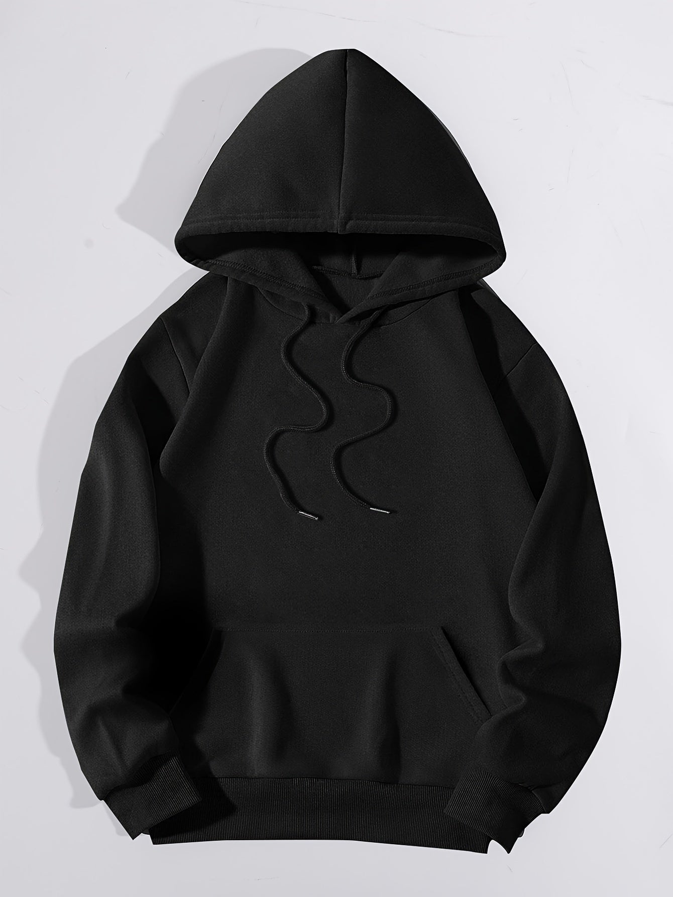 Casual Women's Hooded Sweatshirt with Positive Graphic Messages – 100% Polyester Knit Fabric, Geometric Alphabet Patterns, Front Pocket – Comfortable Casual Fall/Winter Hoodie