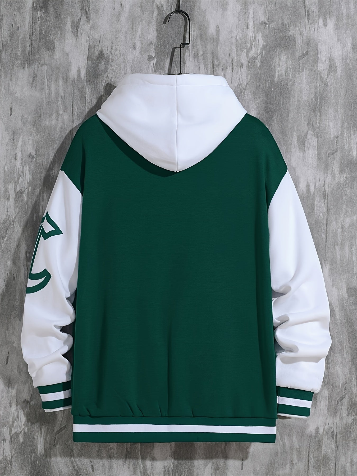 Spring And Autumn Street Men's Fashion Trend Loose Casual Baseball Uniform Jacket, Suitable For Outdoor And Dating