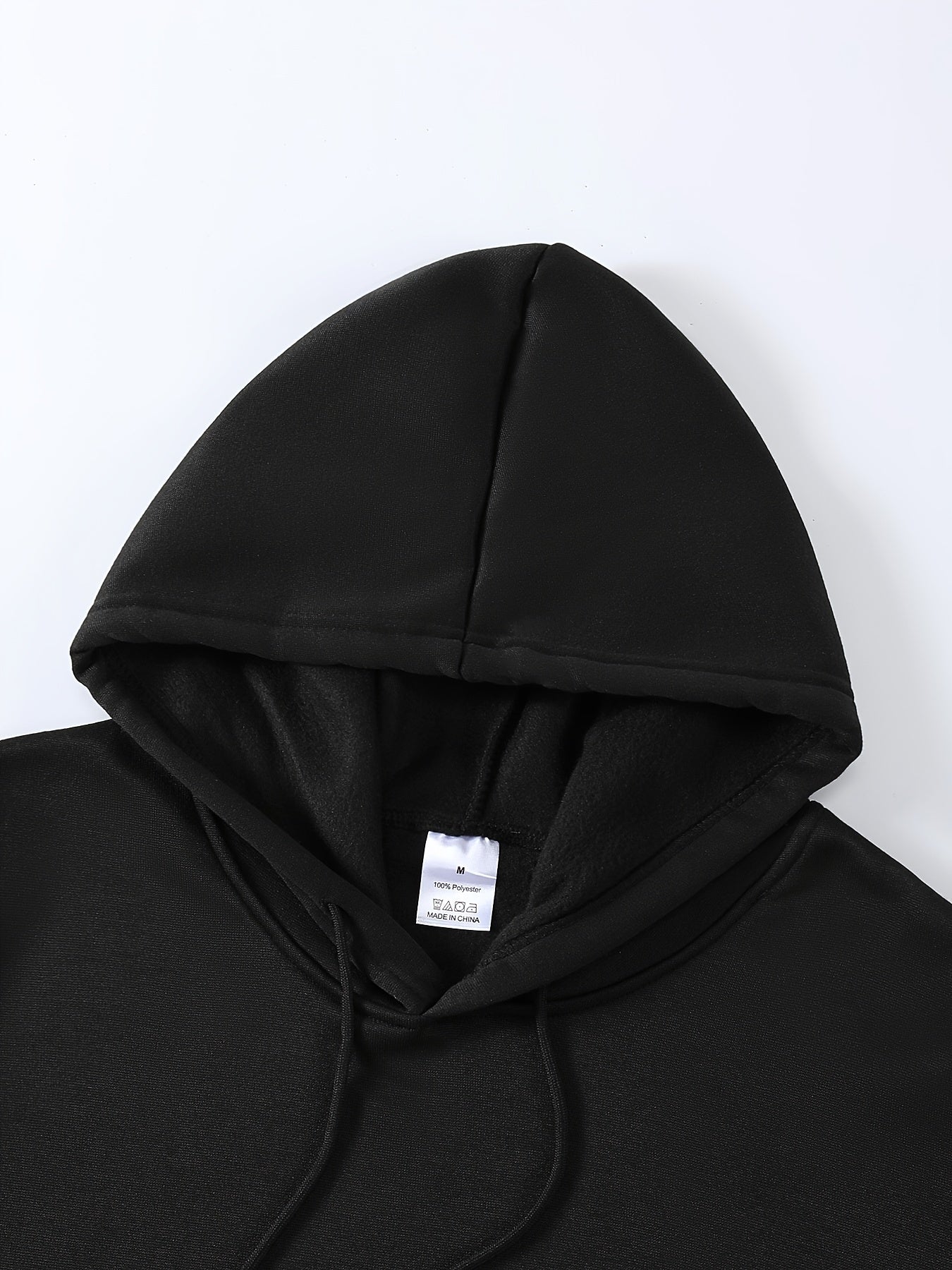 Men's Trust No One Graphic Print Casual Hoodie - 100% Polyester Knit Fabric with Hood, Slight Stretch, Regular Fit Long Sleeve Fashion Pullover for Fall/Winter