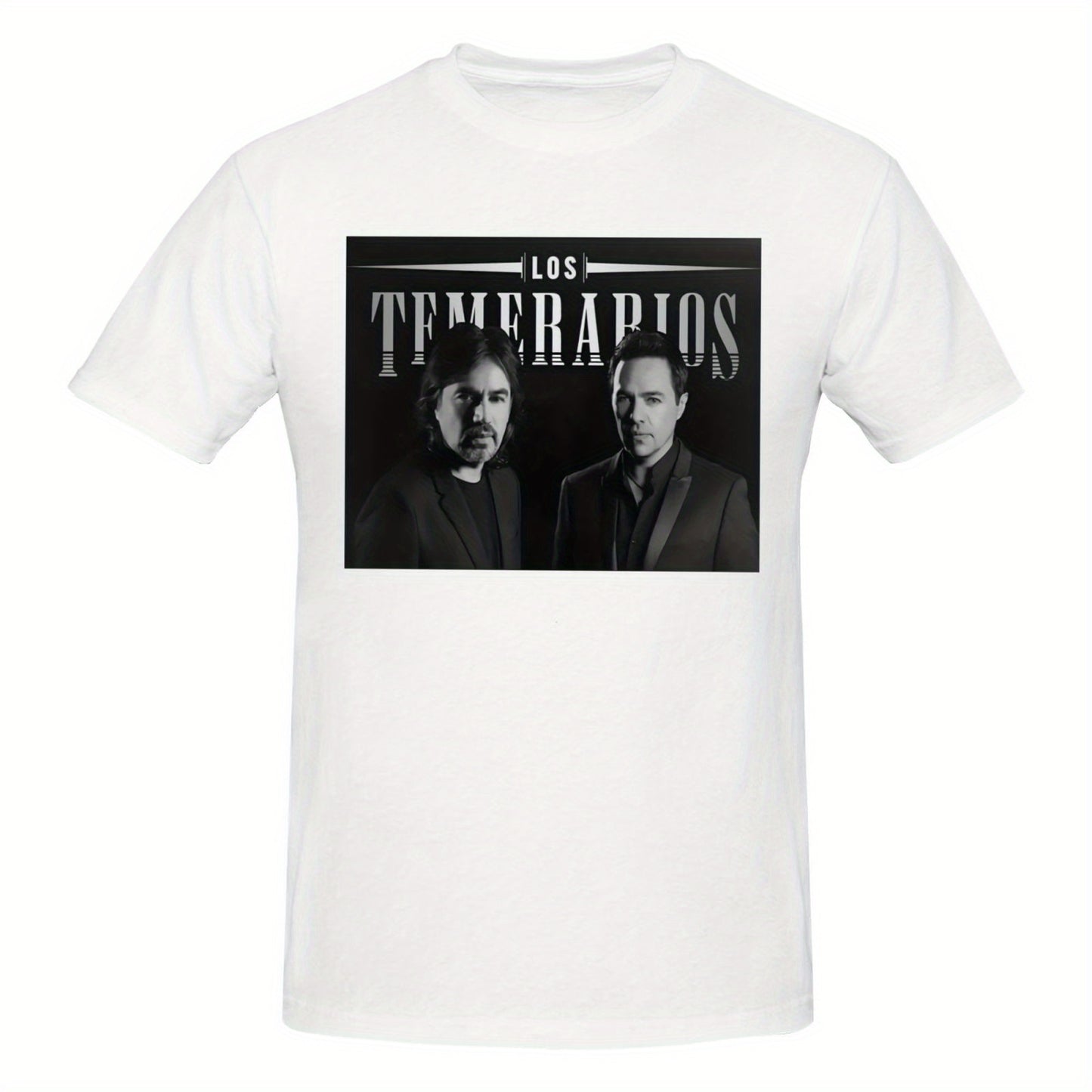 Los Temerarios Music T-shirt Men'S Retro Classic T-shirt Rock Boy T-shirt Men'S Hip-Hop Street Cotton Comfortable Oversized top