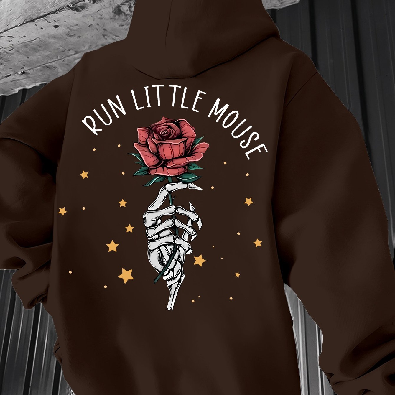 Men's Casual Hoodie with Geometric Print - Drawstring, Kangaroo Pocket Pullover Sweatshirt for Spring/Fall