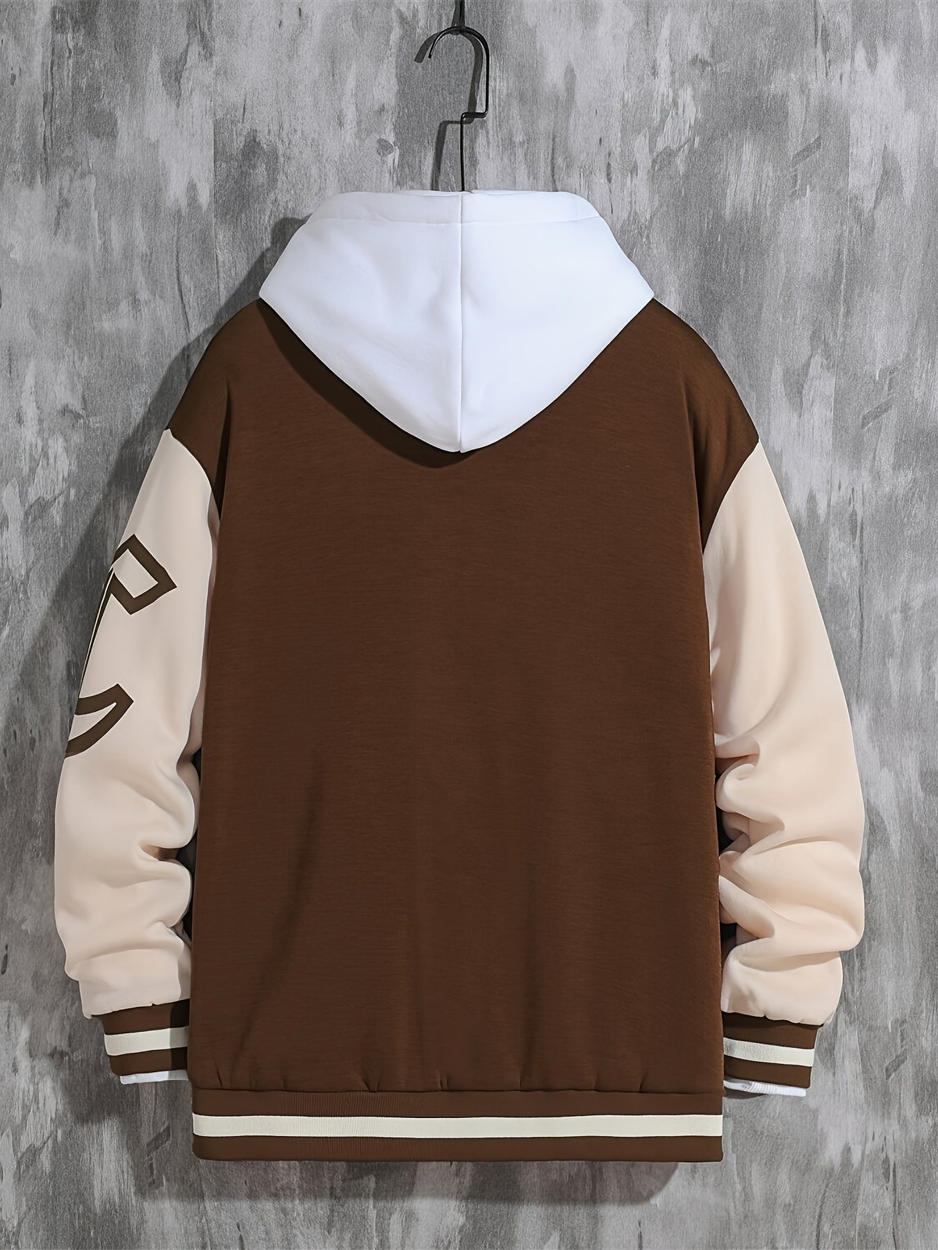 Spring And Autumn Street Men's Fashion Trend Loose Casual Baseball Uniform Jacket, Suitable For Outdoor And Dating