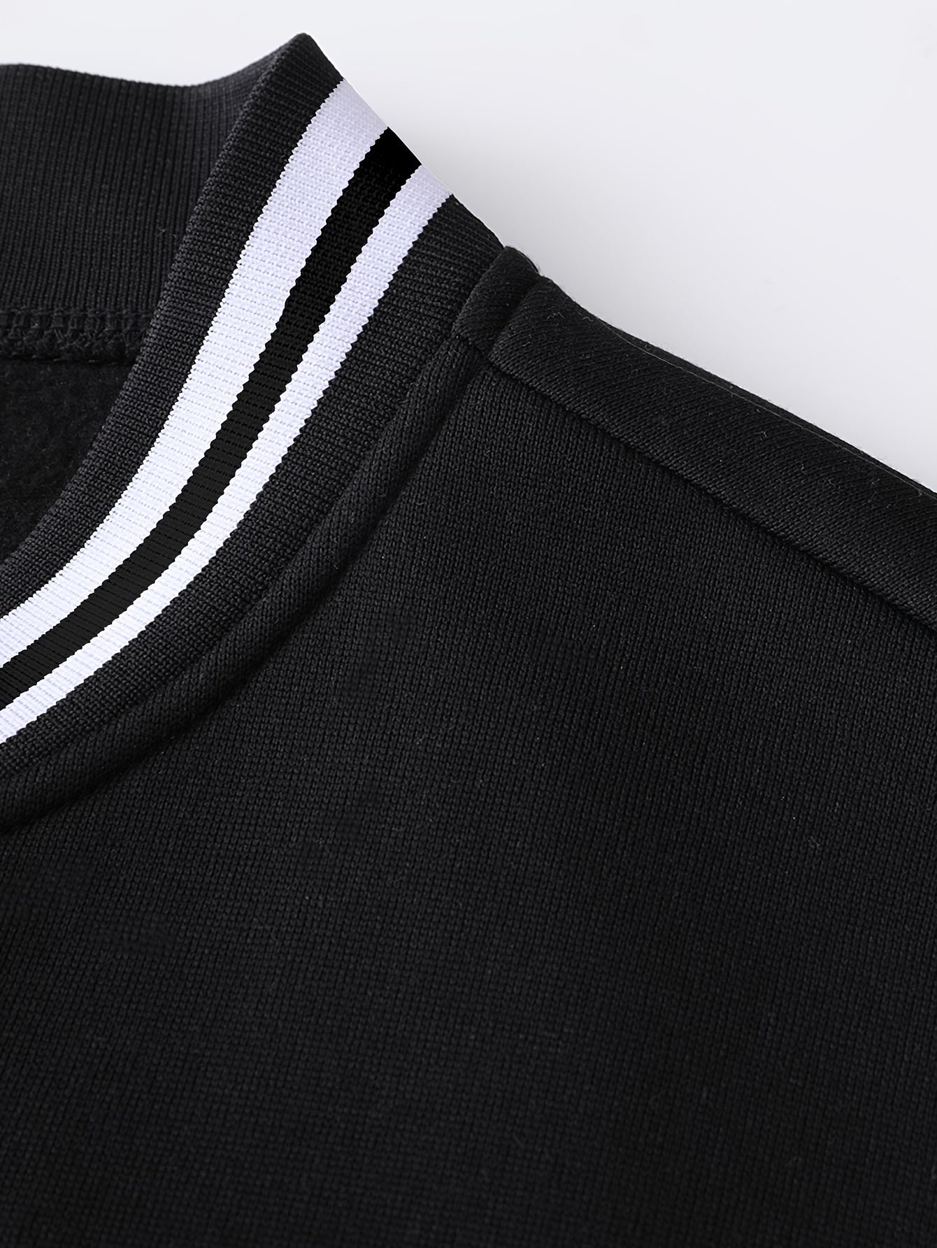 1pc Men'S Casual Polyester Letterman Jacket with Slight Stretch - Knit Fabric Baseball Collar, Button Closure, Regular Fit for Fall/Winter