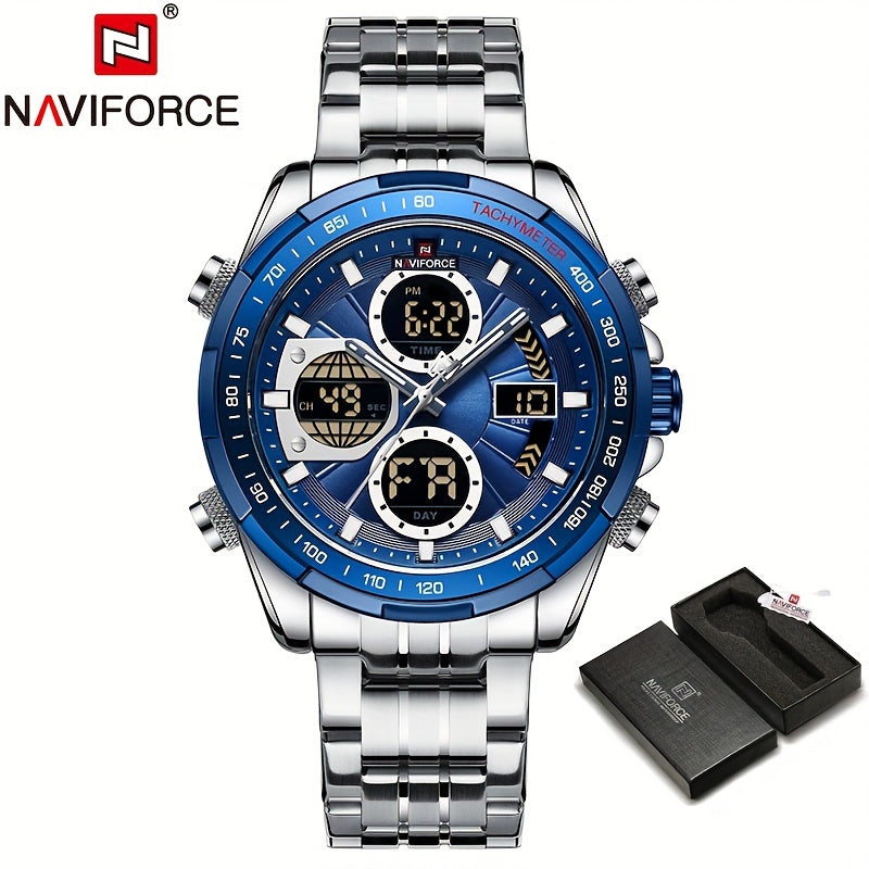 NAVIFORCE Watches with Dual Display, Waterproof Men'S Watch, Perfect for Gifting.
