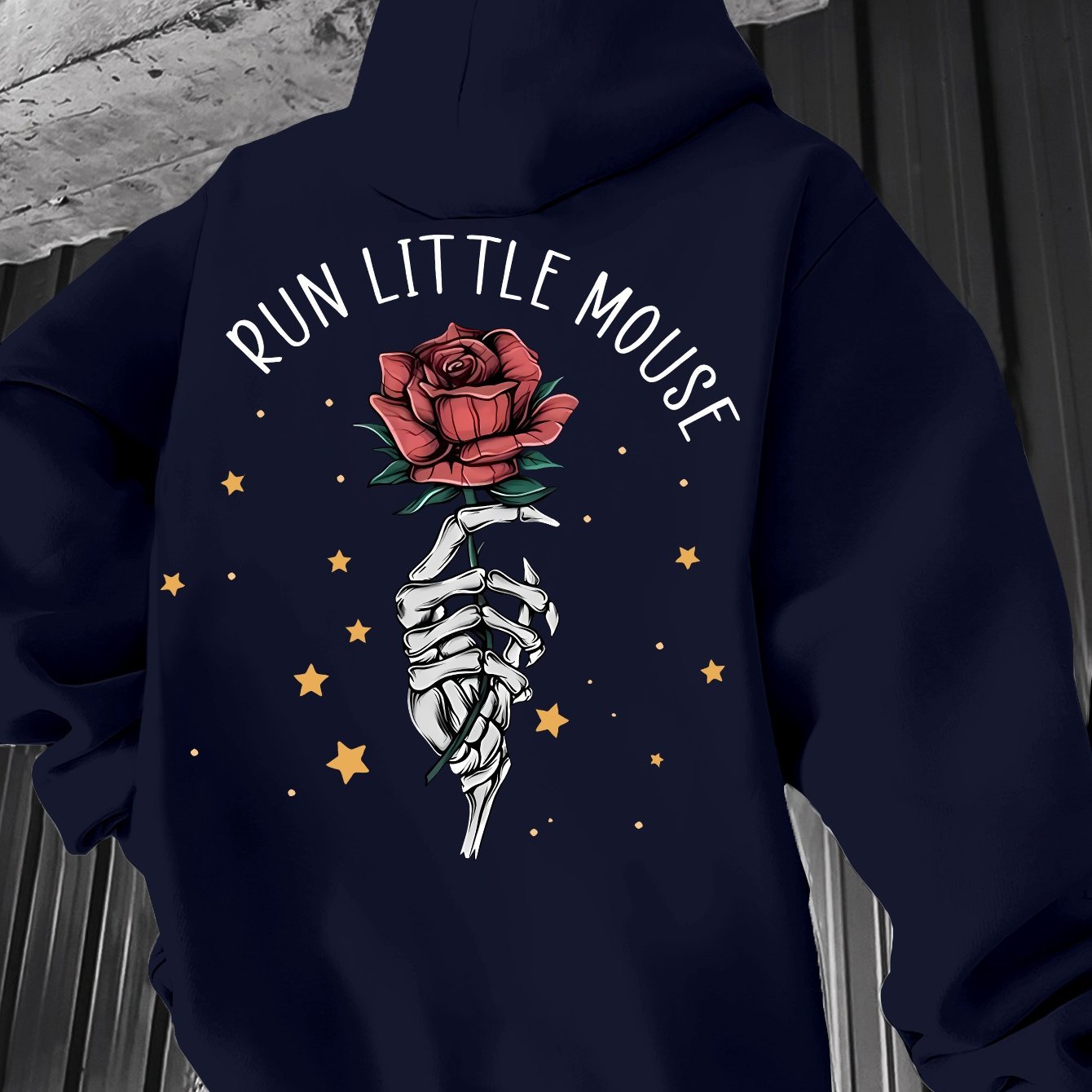 Men's Casual Hoodie with Geometric Print - Drawstring, Kangaroo Pocket Pullover Sweatshirt for Spring/Fall
