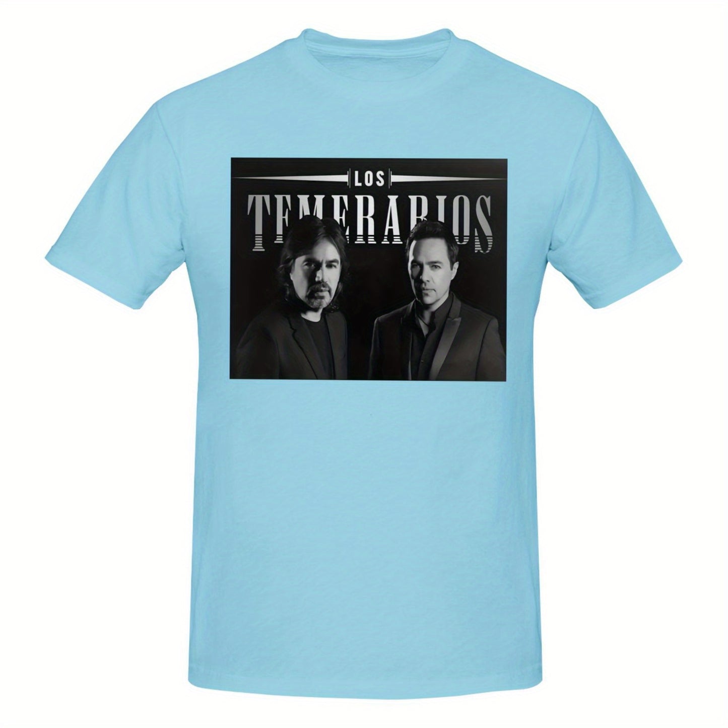Los Temerarios Music T-shirt Men'S Retro Classic T-shirt Rock Boy T-shirt Men'S Hip-Hop Street Cotton Comfortable Oversized top