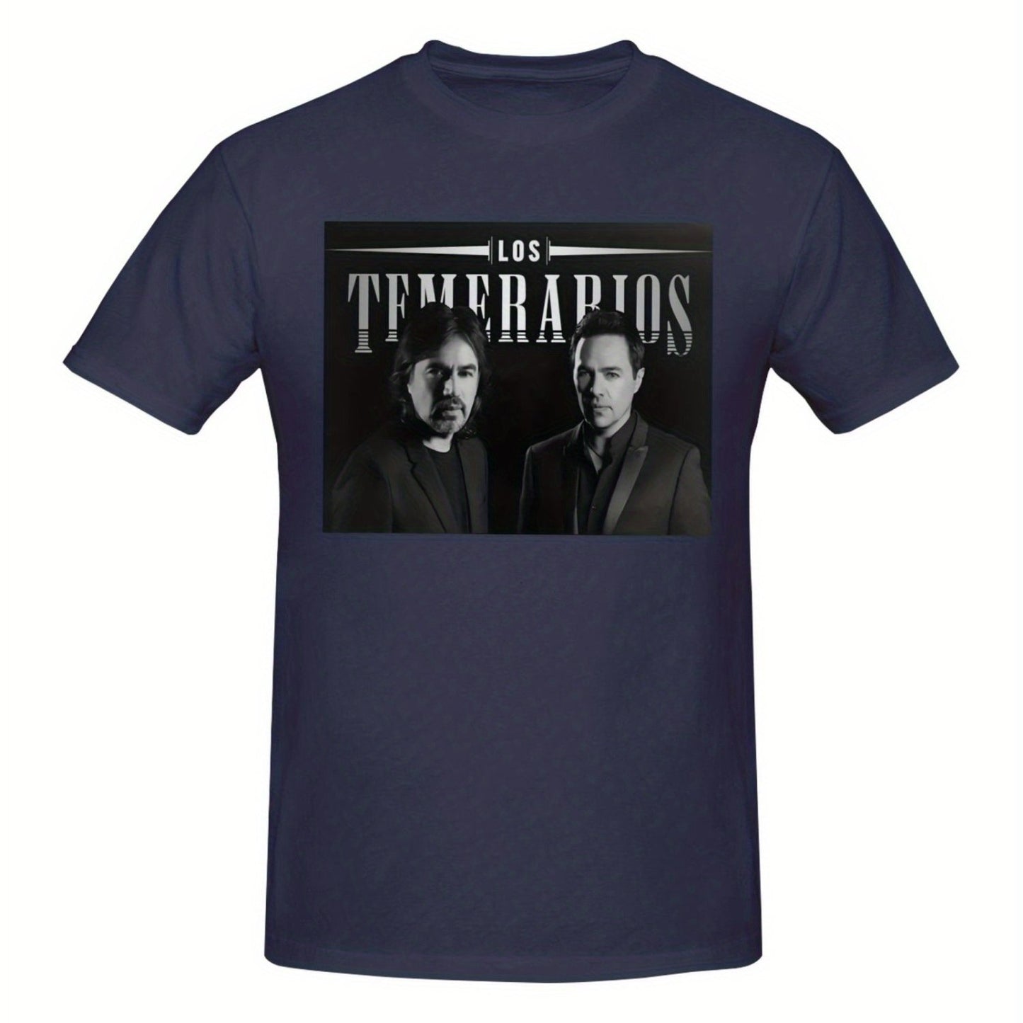 Los Temerarios Music T-shirt Men'S Retro Classic T-shirt Rock Boy T-shirt Men'S Hip-Hop Street Cotton Comfortable Oversized top