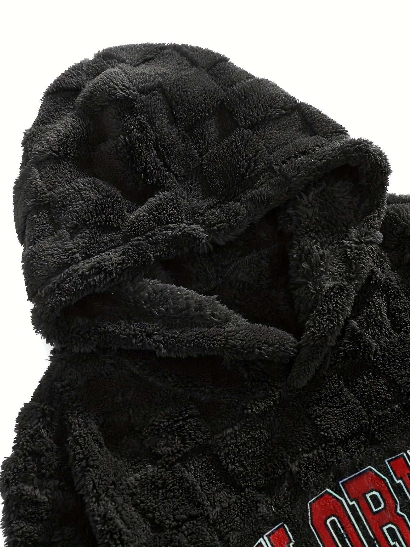 Men's Casual Hoodie with Letter Embroidery, Polyester Fiber, Machine Washable And Dry Cleanable, Autumn/Winter