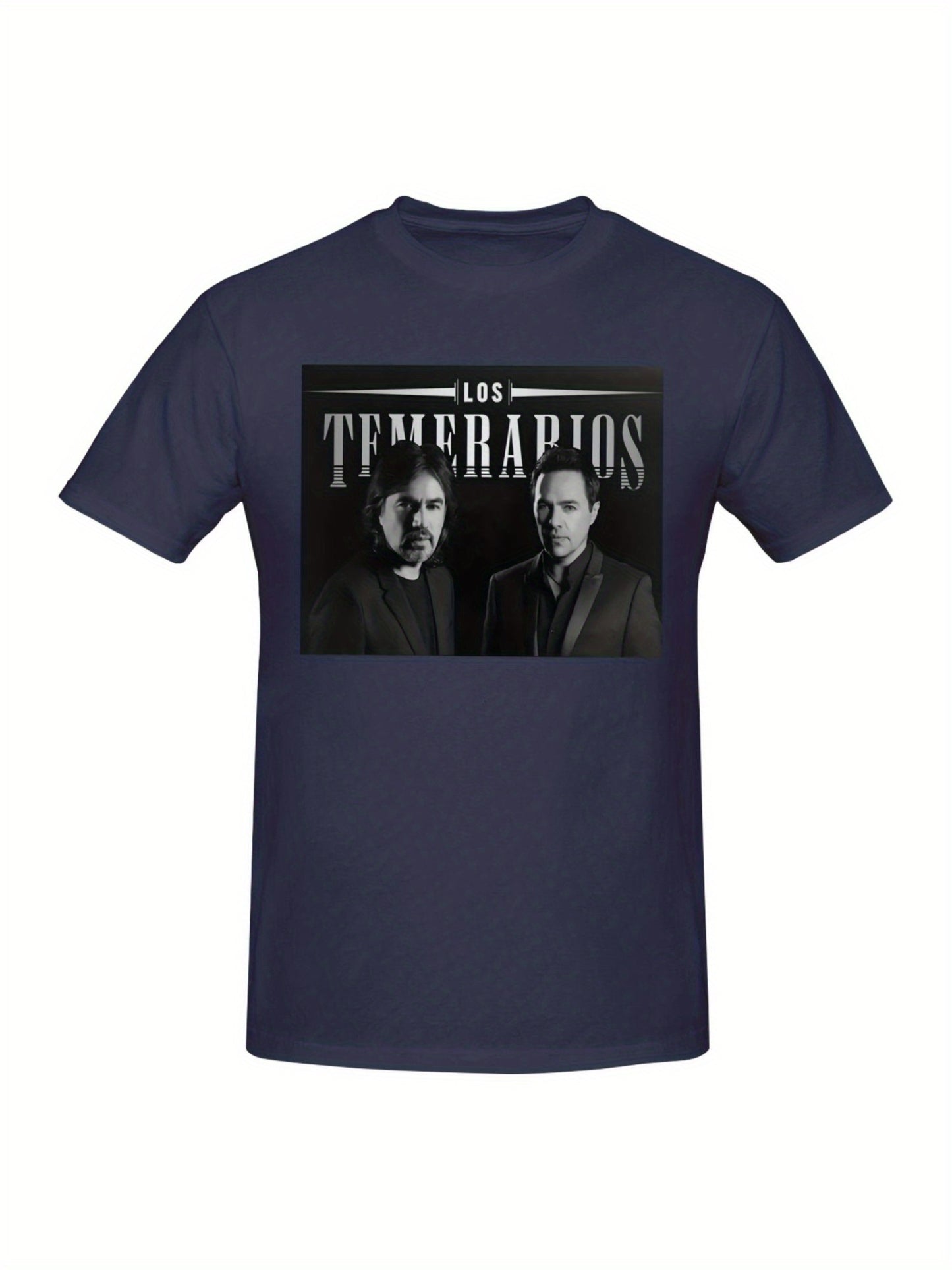 Los Temerarios Music T-shirt Men'S Retro Classic T-shirt Rock Boy T-shirt Men'S Hip-Hop Street Cotton Comfortable Oversized top