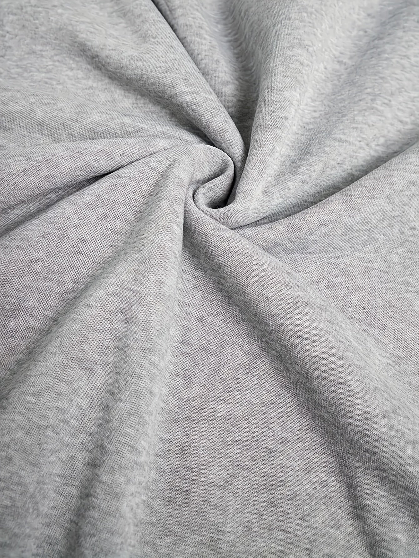 Thin European and American Men's Casual Sports Style Round Neck Geometric Letters NASA1987 Pattern Print Hoodie