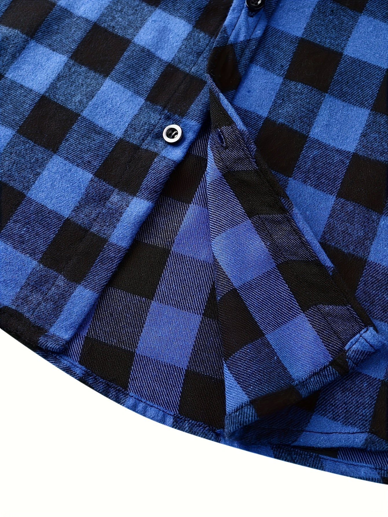 Fashionable Design Men's Plaid Pattern Hooded Long Sleeve And Button Up Shirt Jacket With Pockets, Chic And Trendy Hoodie Jacket For Outdoors Leisurewear