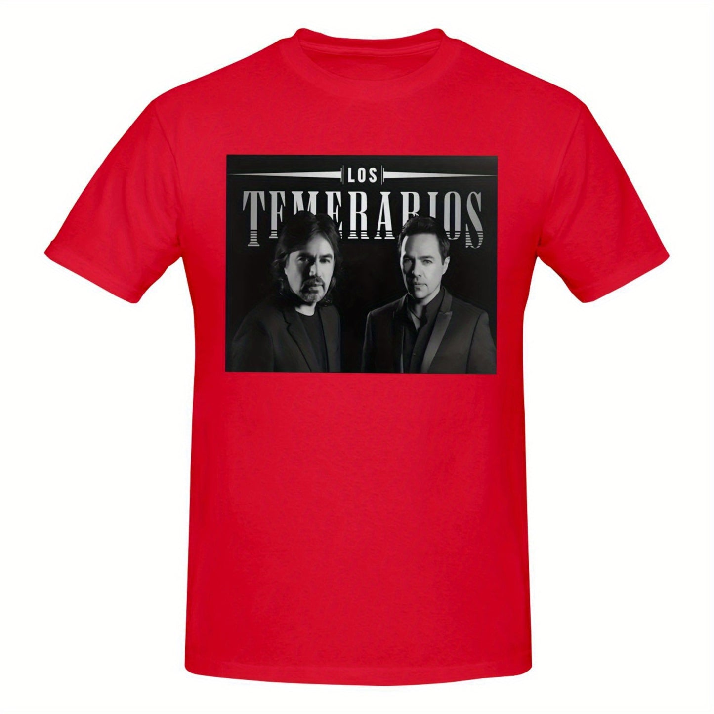 Los Temerarios Music T-shirt Men'S Retro Classic T-shirt Rock Boy T-shirt Men'S Hip-Hop Street Cotton Comfortable Oversized top