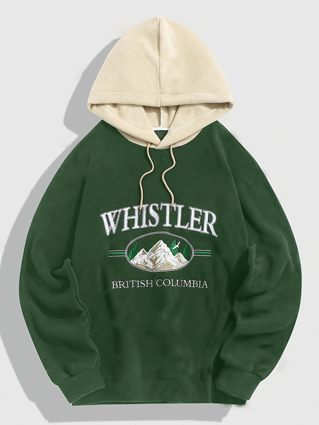Men's Casual Cotton Pullover Hoodie With Contrast Stitching, Short Sleeve, Classic Fit, Knitted Fabric, Perfect For Daily Wear And Streetwear