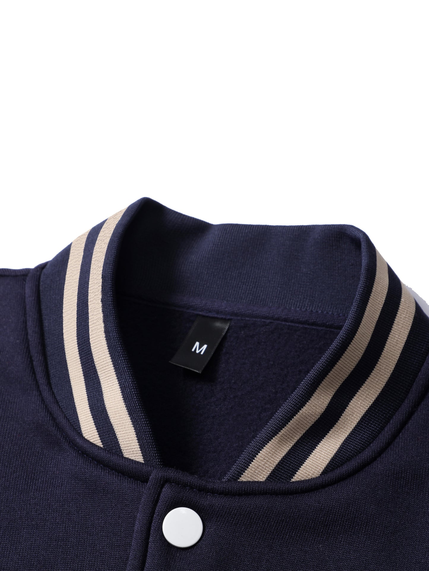 Men's Trendy Bear-Themed Varsity Jacket - Lightweight, Warm Fleece-Lined Baseball Coat with Pockets, Machine Washable